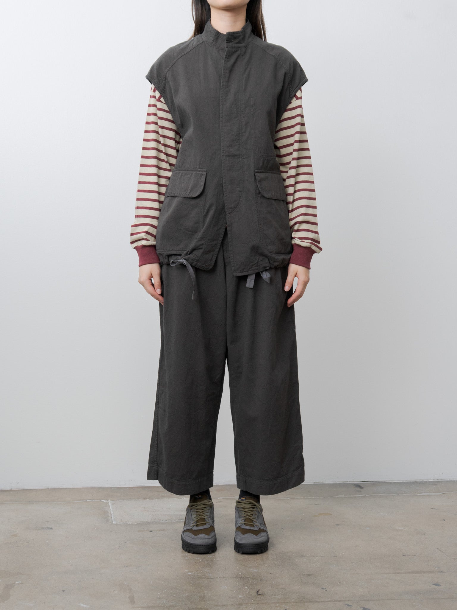Namu Shop - Veritecoeur Washer Vest - Khaki Brown