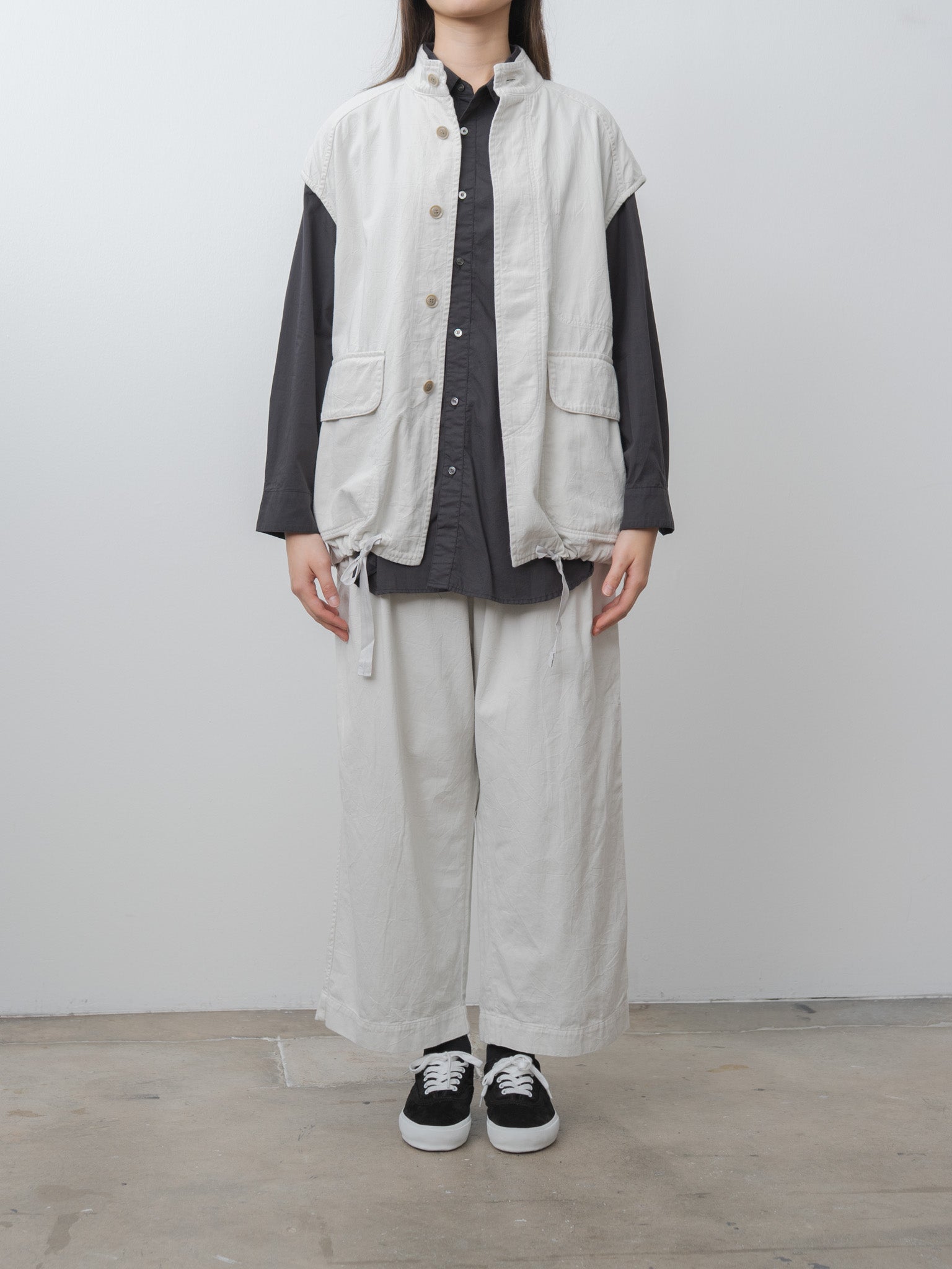 Namu Shop - Veritecoeur Washer Vest - Ice Gray