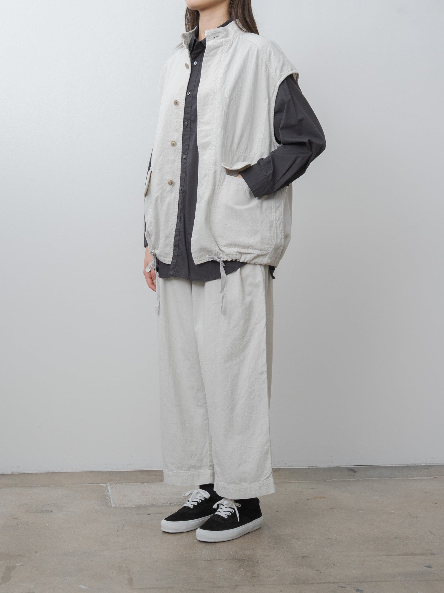 Namu Shop - Veritecoeur Washer Vest - Ice Gray
