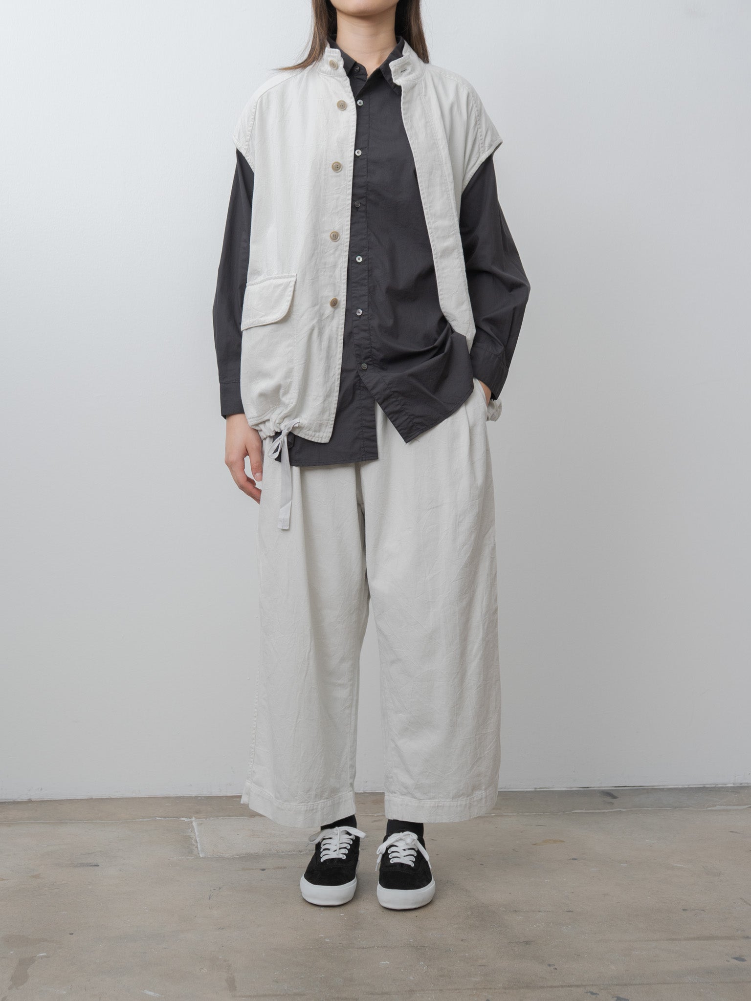 Namu Shop - Veritecoeur Washer Pants - Ice Gray