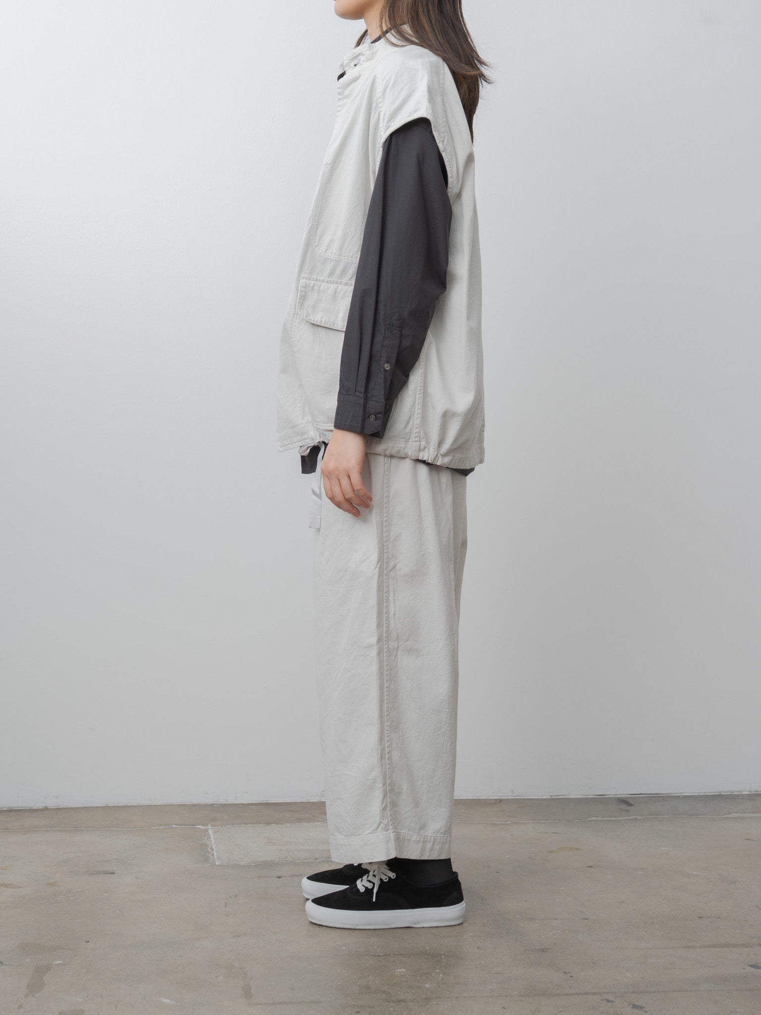 Namu Shop - Veritecoeur Washer Pants - Ice Gray