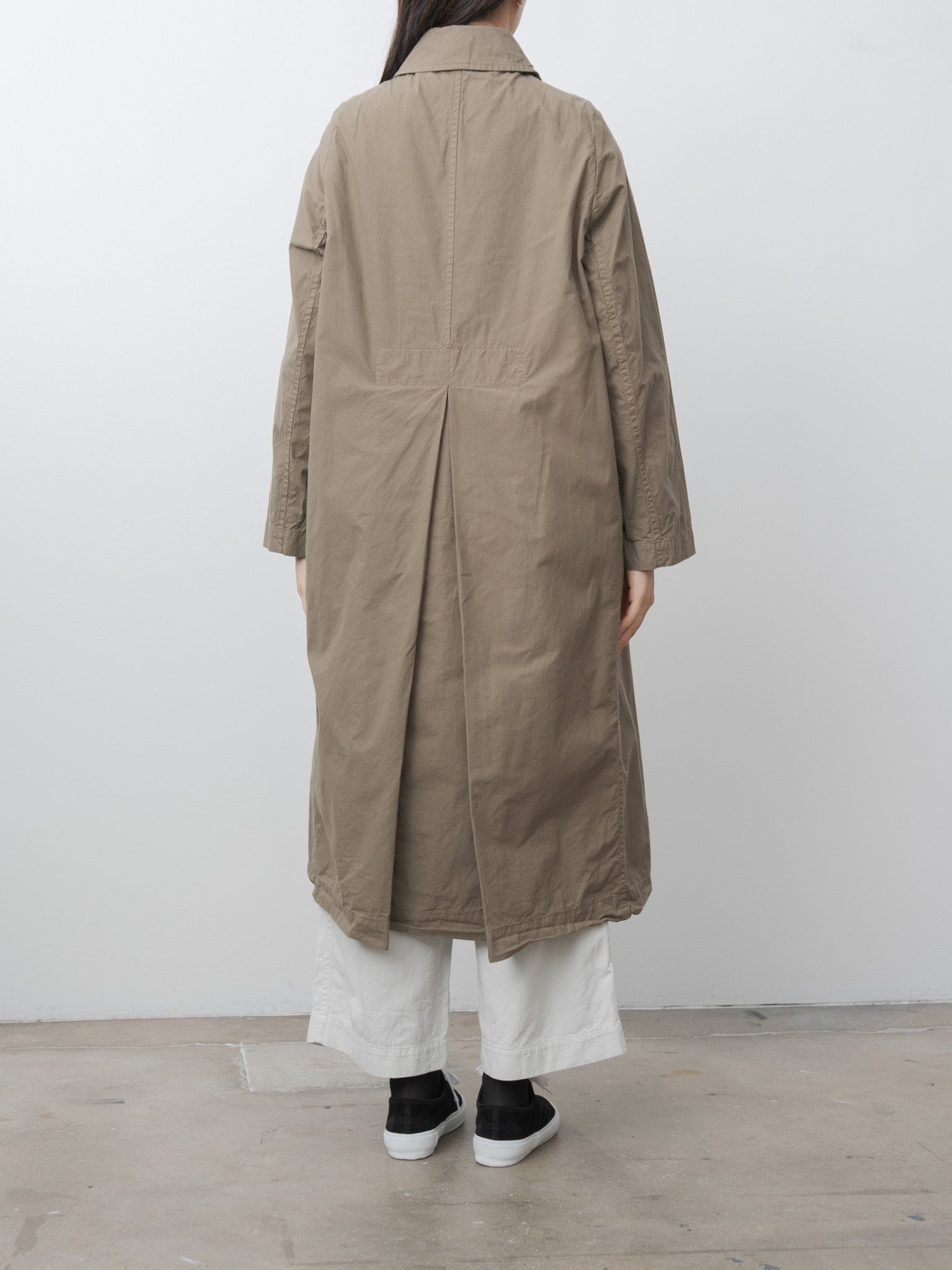 Namu Shop - Veritecoeur Double Button Coat - Khaki Olive