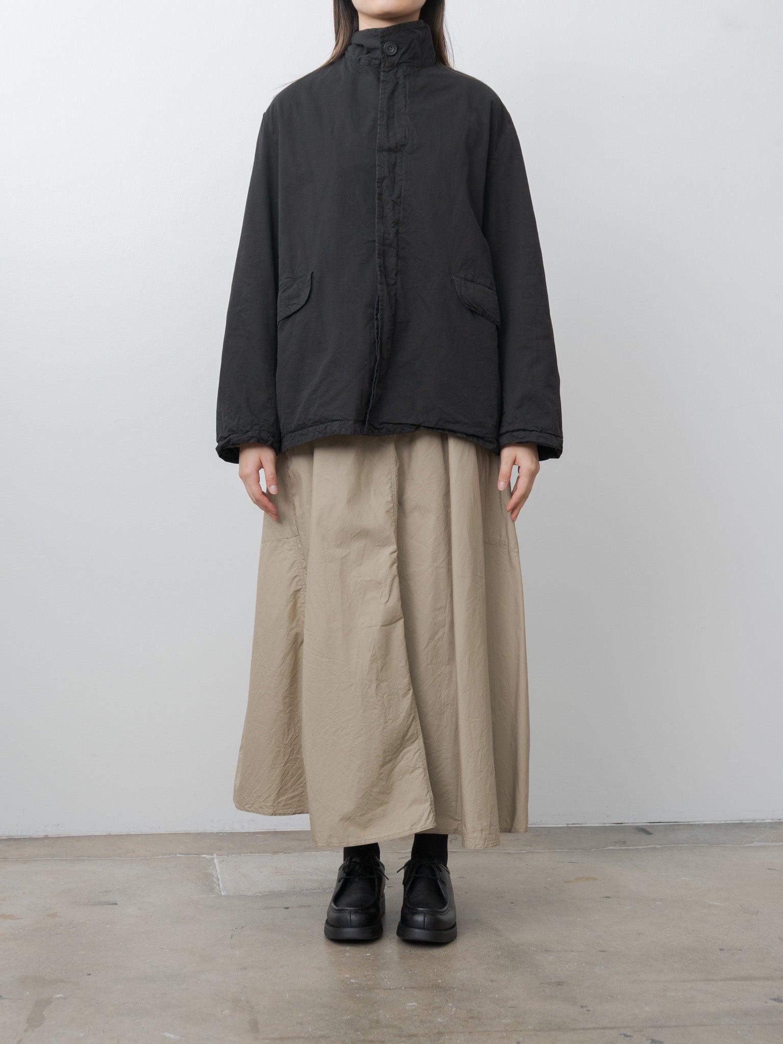 Namu Shop - Veritecoeur Garment-dye Blouson - Black