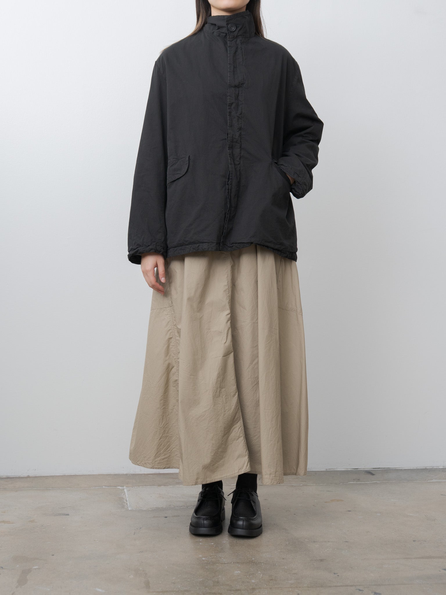 Namu Shop - Veritecoeur Garment-dye Blouson - Black