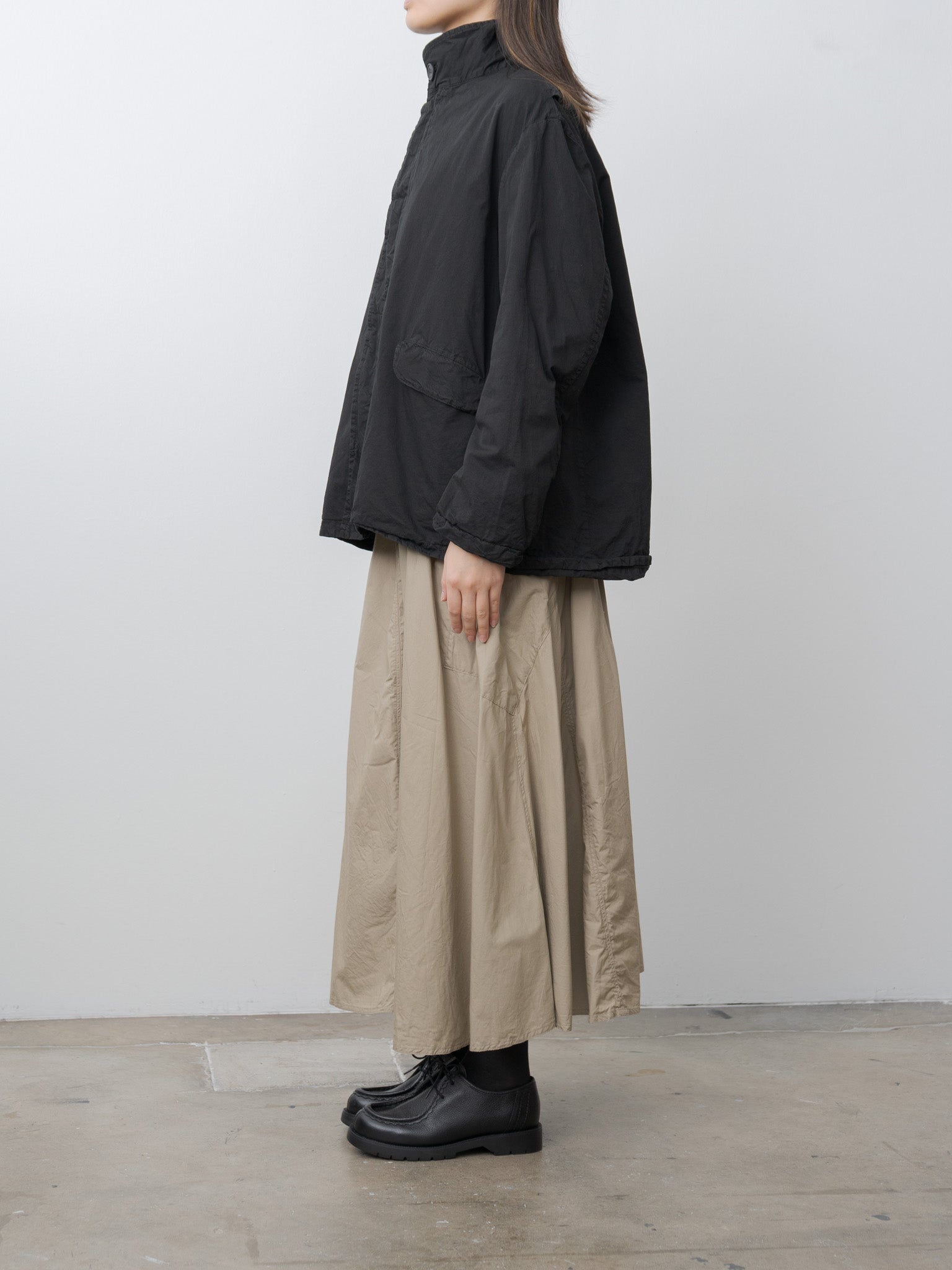 Namu Shop - Veritecoeur Garment-dye Blouson - Black