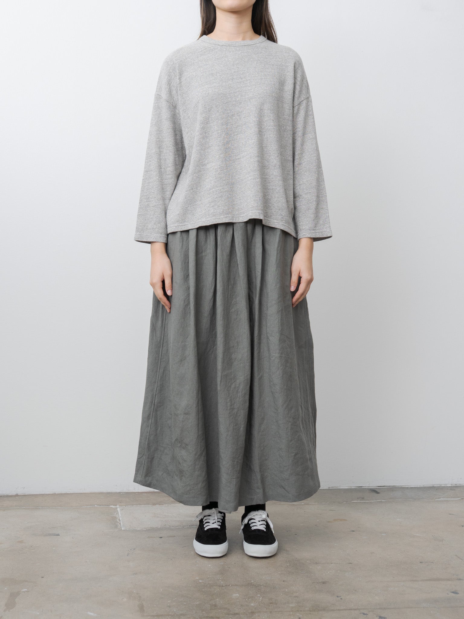 Namu Shop - Ichi Antiquites Long Sleeve T-Shirt - Gray