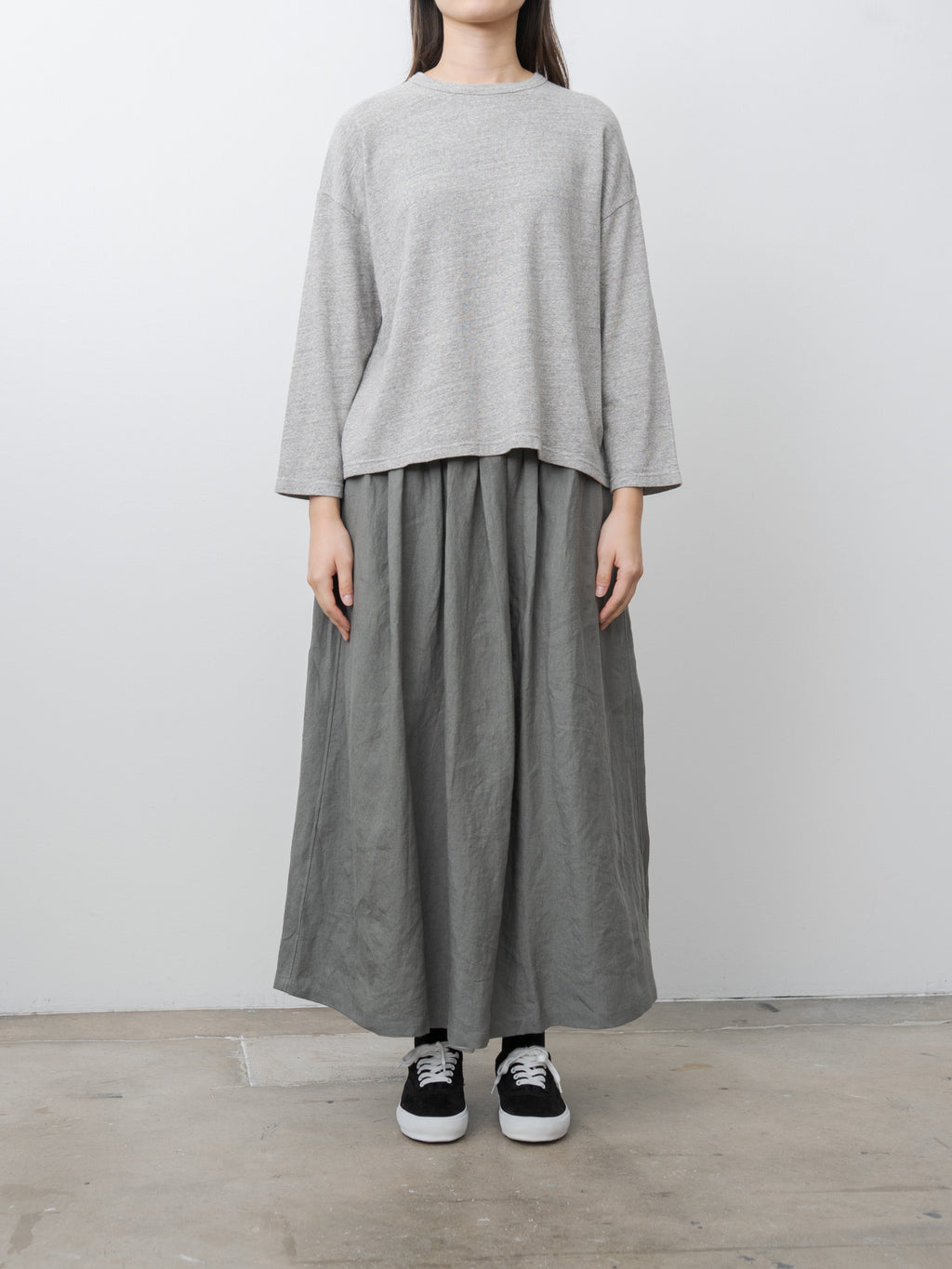 Namu Shop - Ichi Antiquites Long Sleeve T-Shirt - Gray