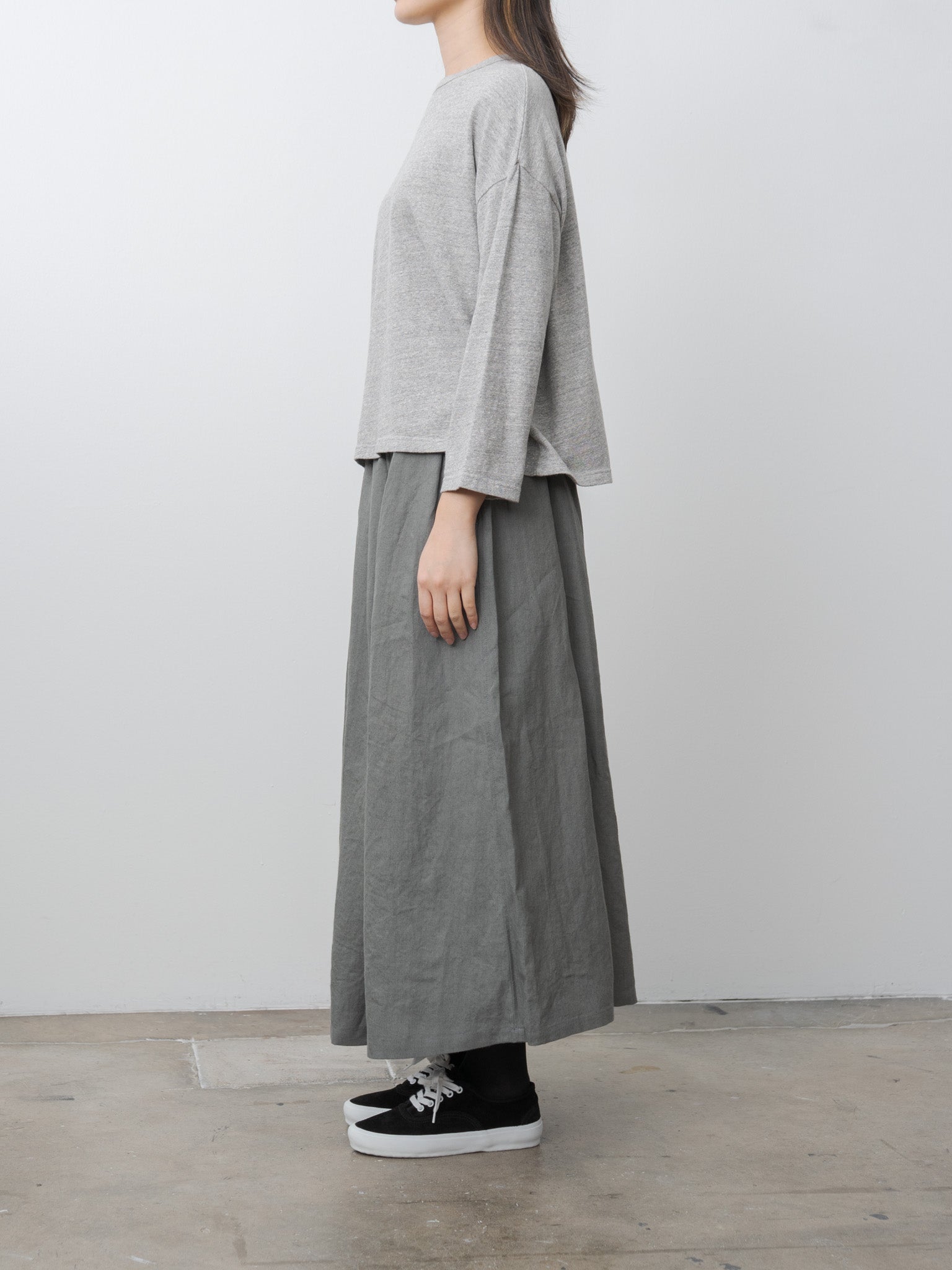 Namu Shop - Ichi Antiquites Long Sleeve T-Shirt - Gray