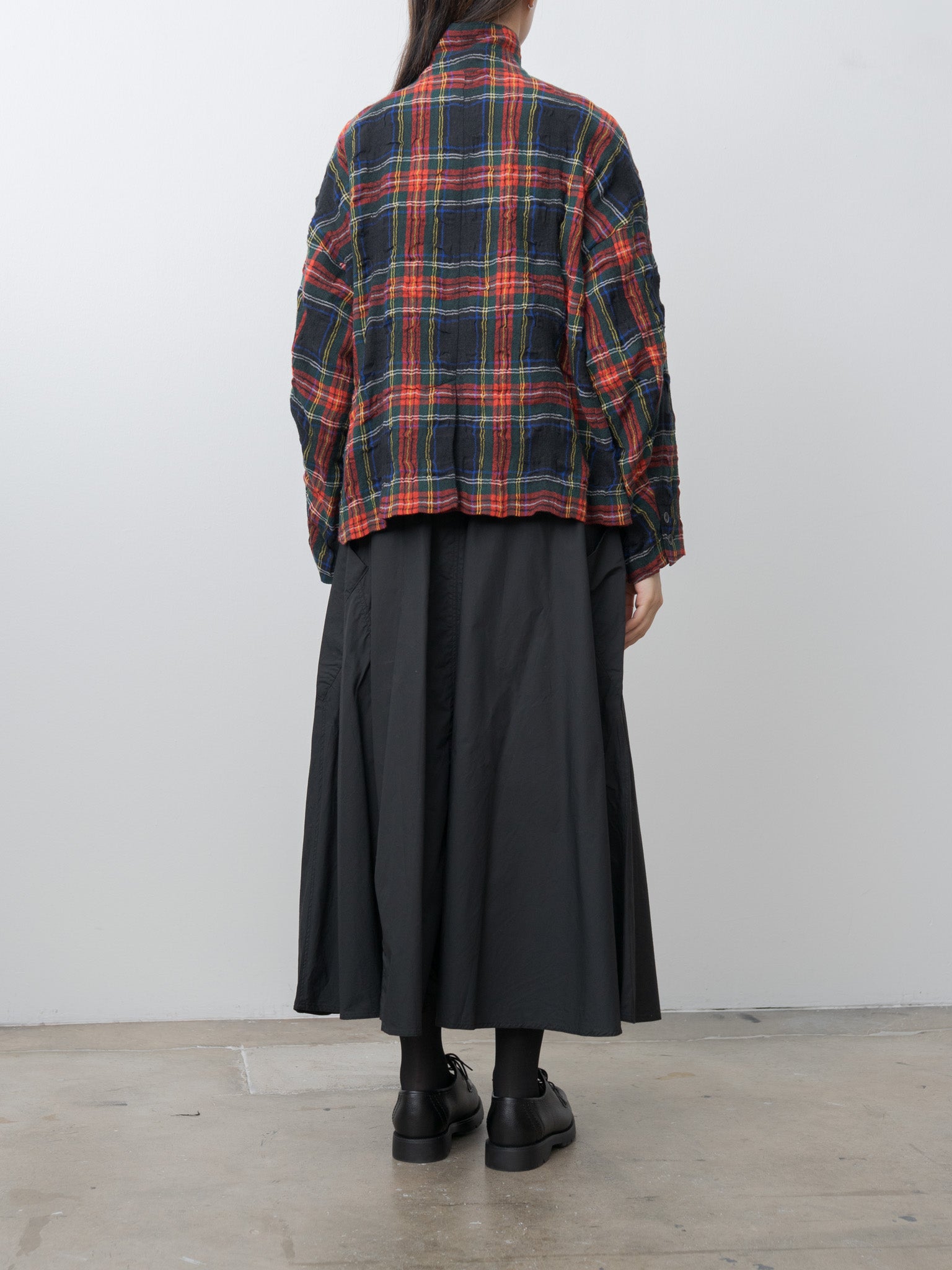 Namu Shop - Ichi Antiquites Typewriter Cotton Skirt - Black