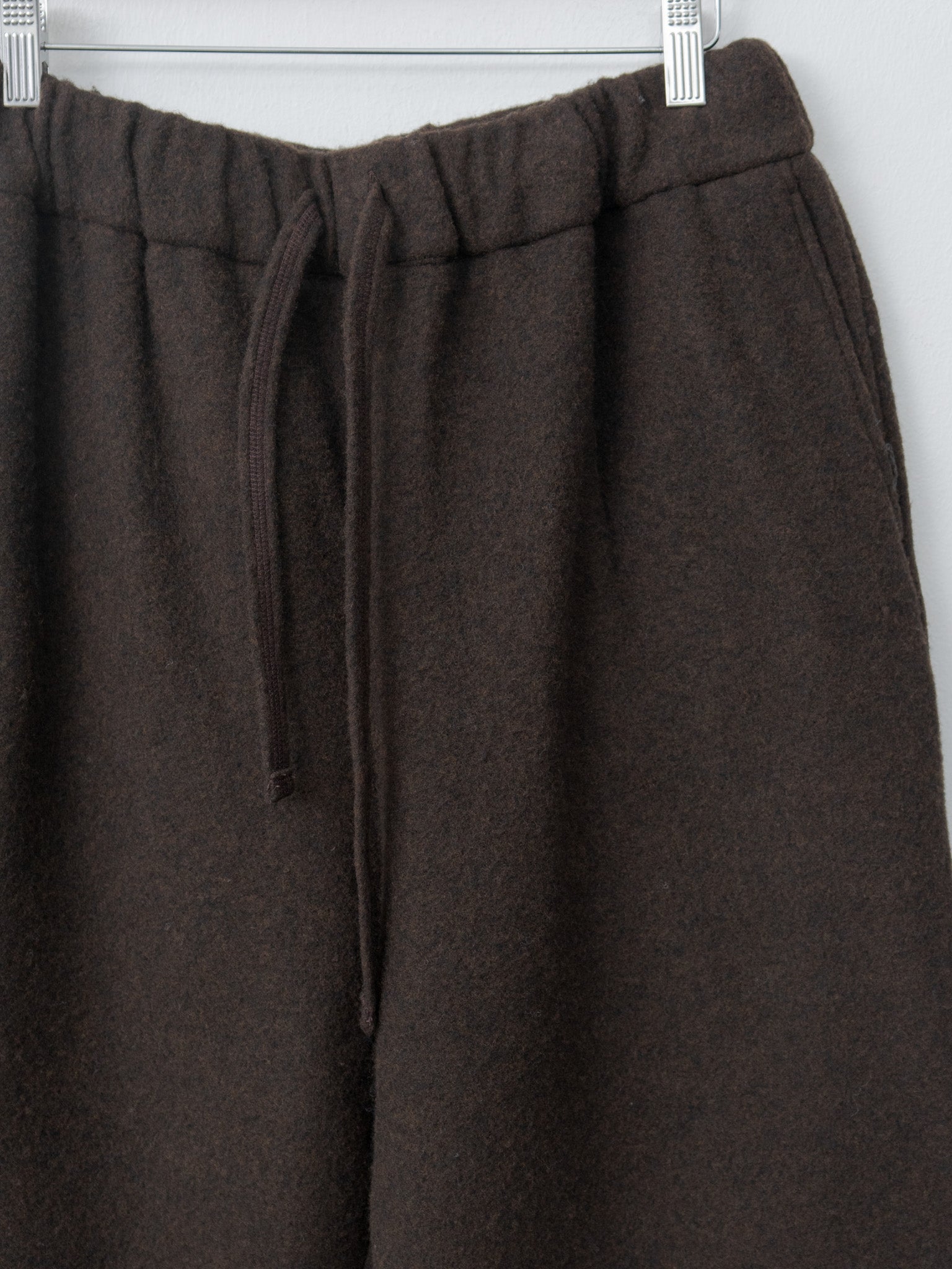 Namu Shop - Yoke Wool Fleece Lounge Pants - Brown