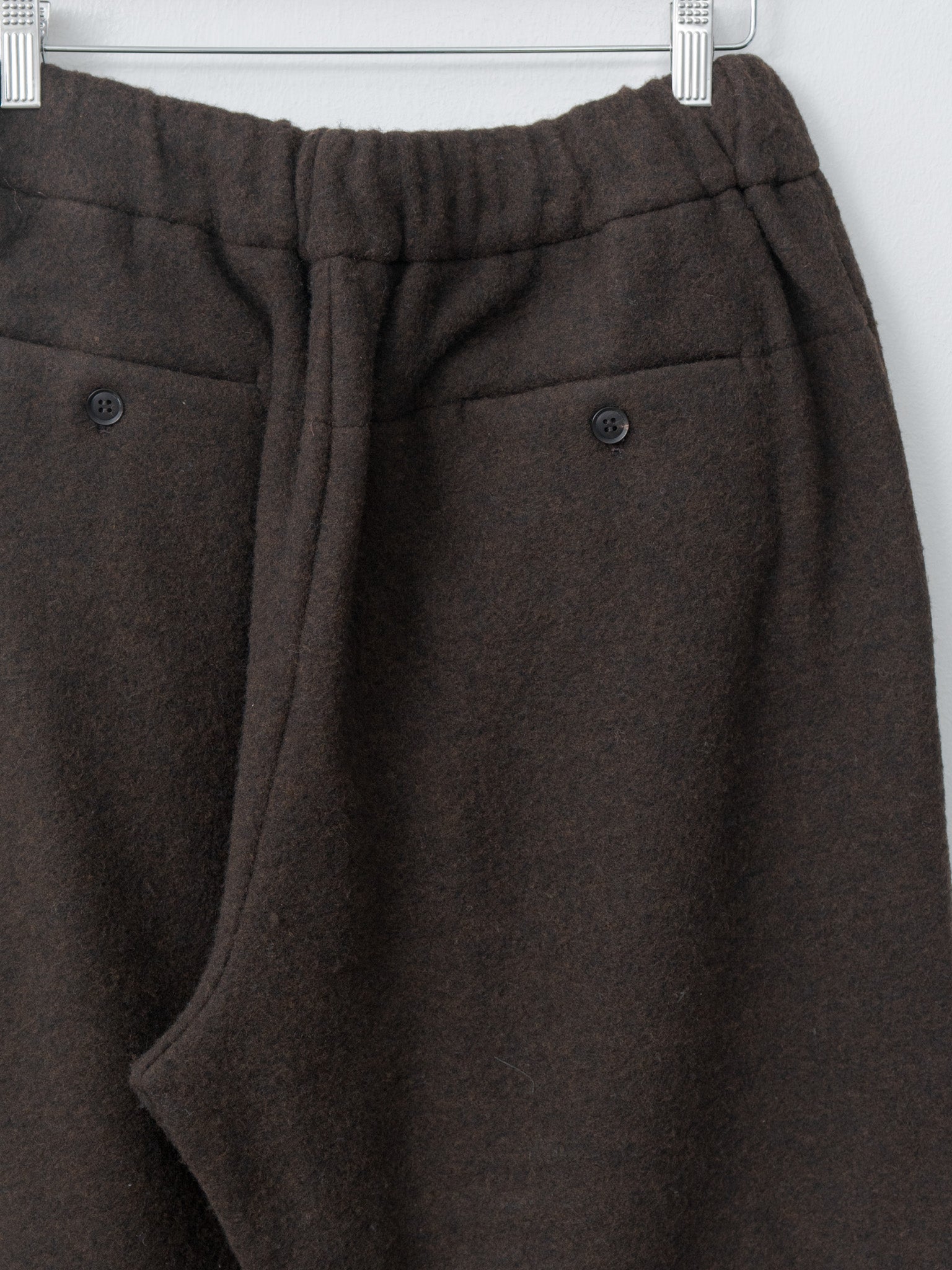 Namu Shop - Yoke Wool Fleece Lounge Pants - Brown