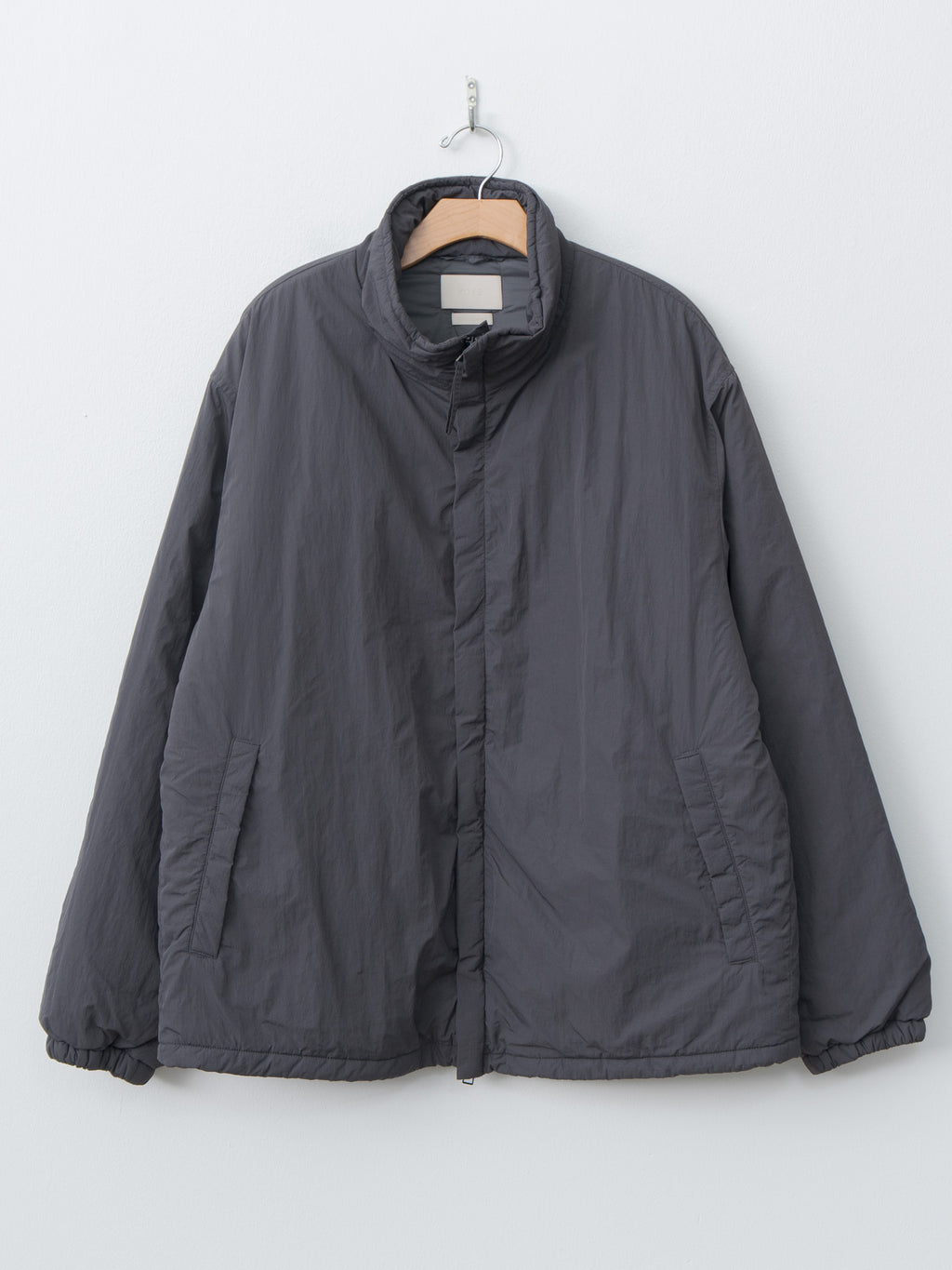 Namu Shop - Yoke Nylon Puffer Blouson - Charcoal