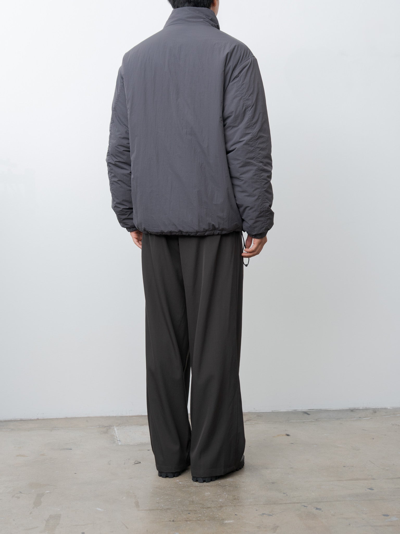 Namu Shop - Yoke Nylon Puffer Blouson - Charcoal