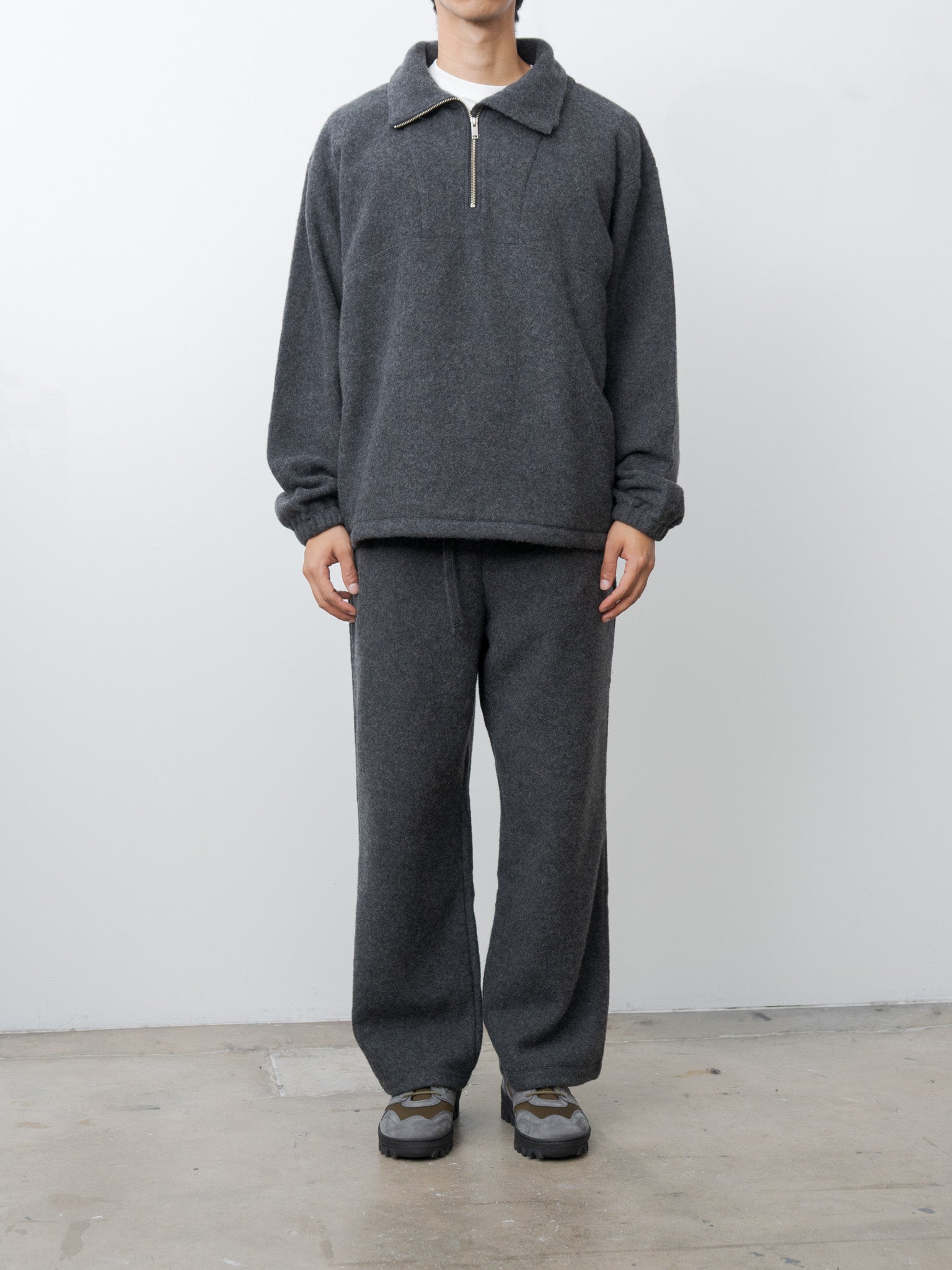 Namu Shop - Yoke Wool Fleece Lounge Pants - Charcoal