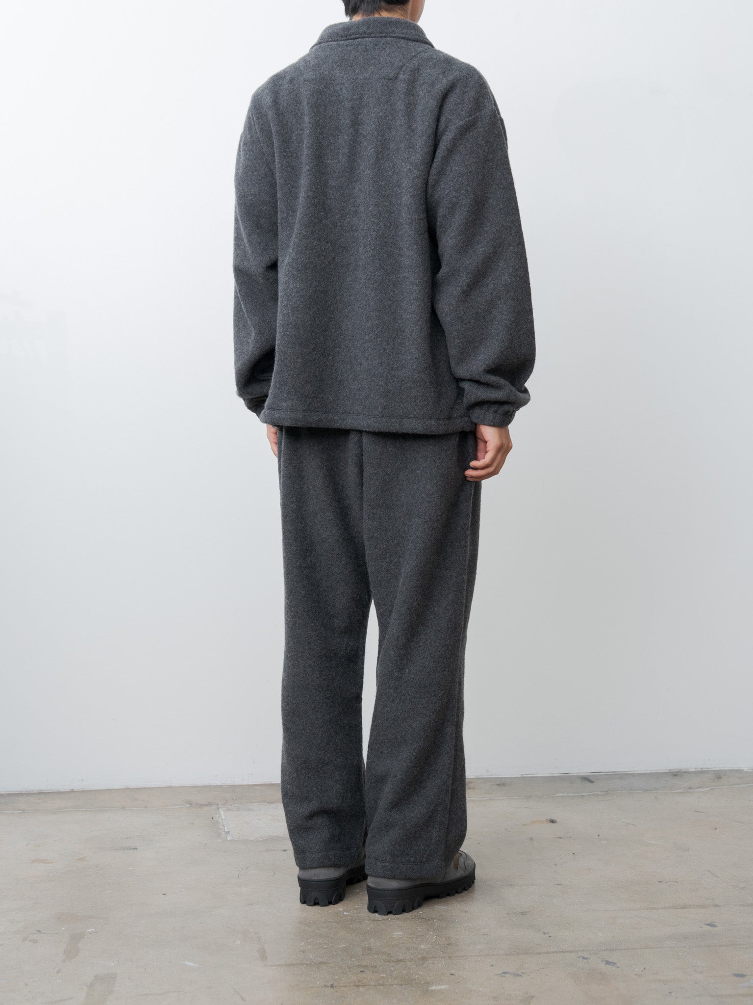 Namu Shop - Yoke Wool Fleece Lounge Pants - Charcoal