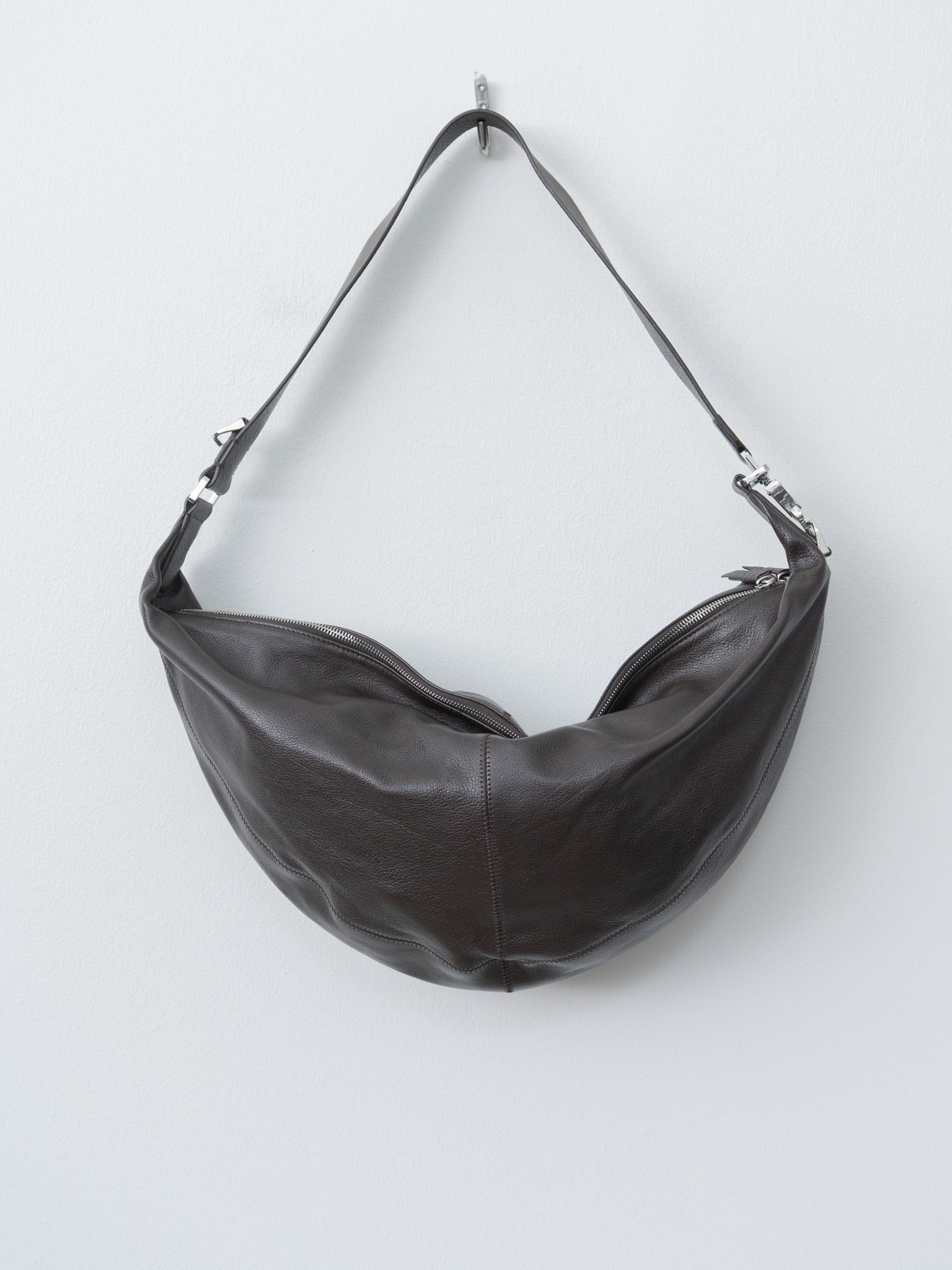 Namu Shop - Lemaire Quiver Clip Bag - Dark Chocolate