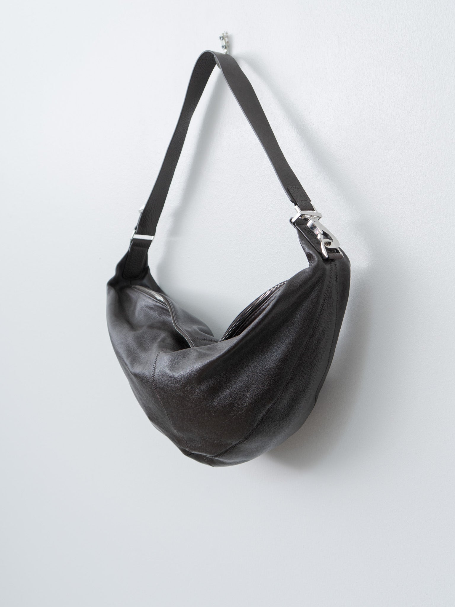 Namu Shop - Lemaire Quiver Clip Bag - Dark Chocolate