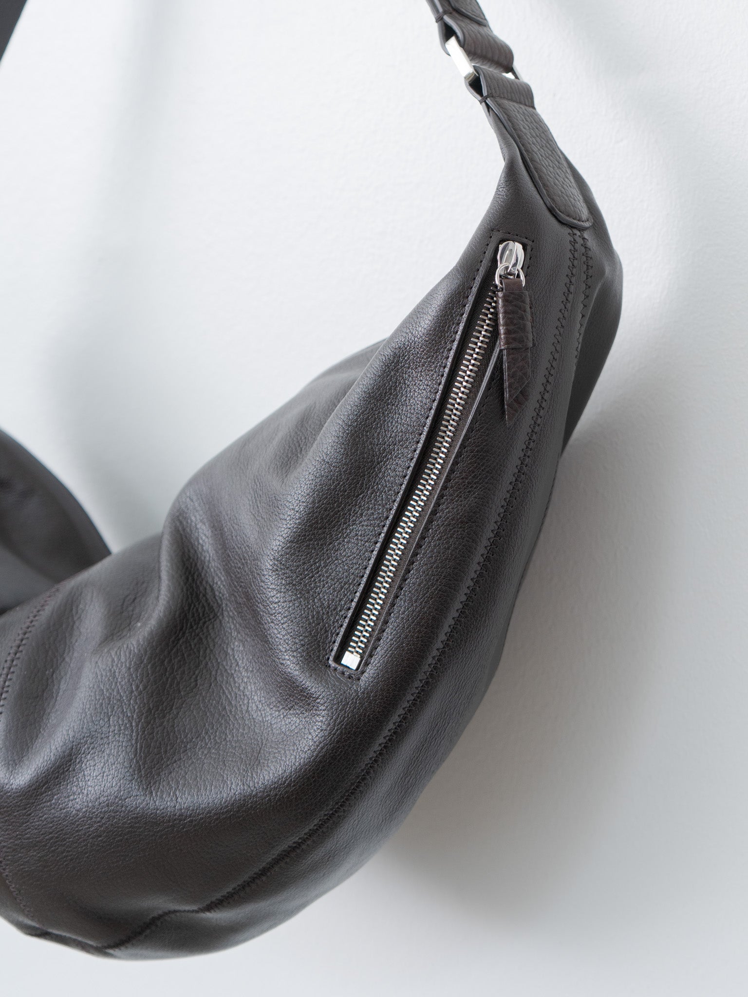 Namu Shop - Lemaire Quiver Clip Bag - Dark Chocolate