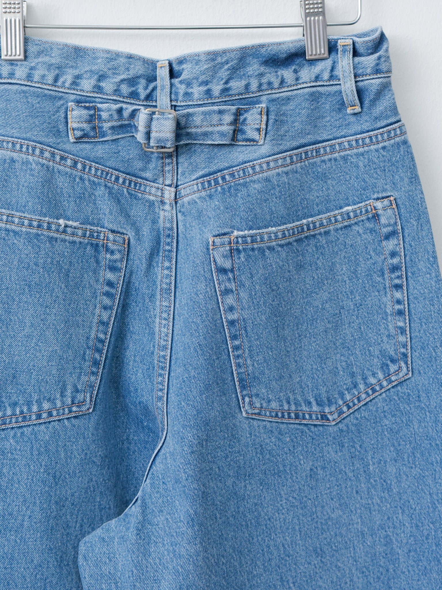 Namu Shop - Yleve 13.5oz High Waist Wide Denim - Indigo