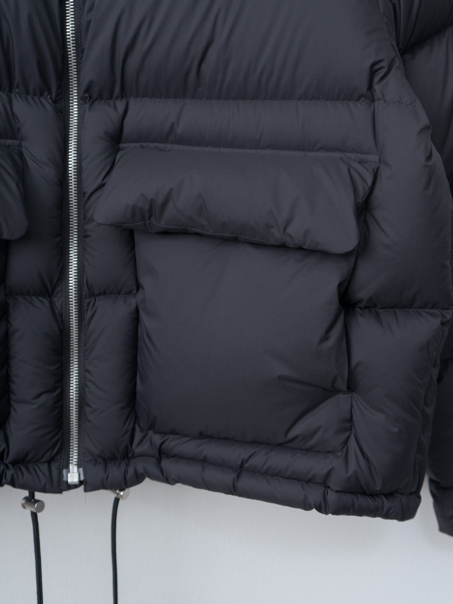 Namu Shop - Auralee Super Light Nylon Ripstop Down Blouson - Black