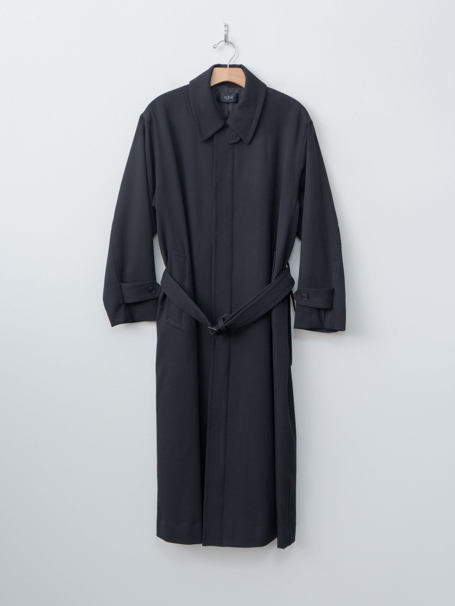 Namu Shop - Yleve Wool Gaba Zip Coat - Navy