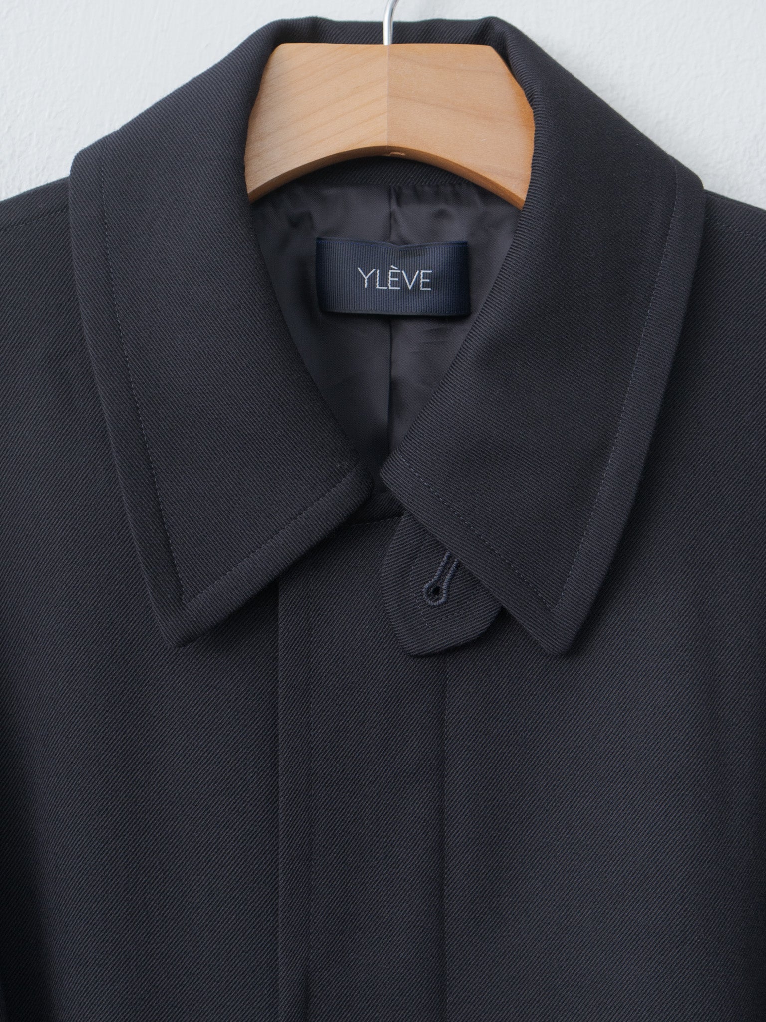 Namu Shop - Yleve Wool Gaba Zip Coat - Navy