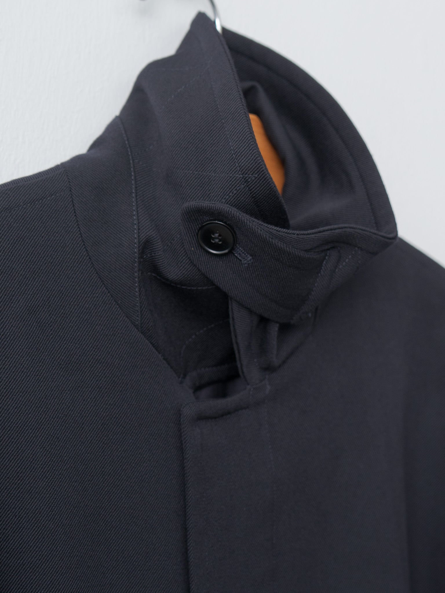 Namu Shop - Yleve Wool Gaba Zip Coat - Navy