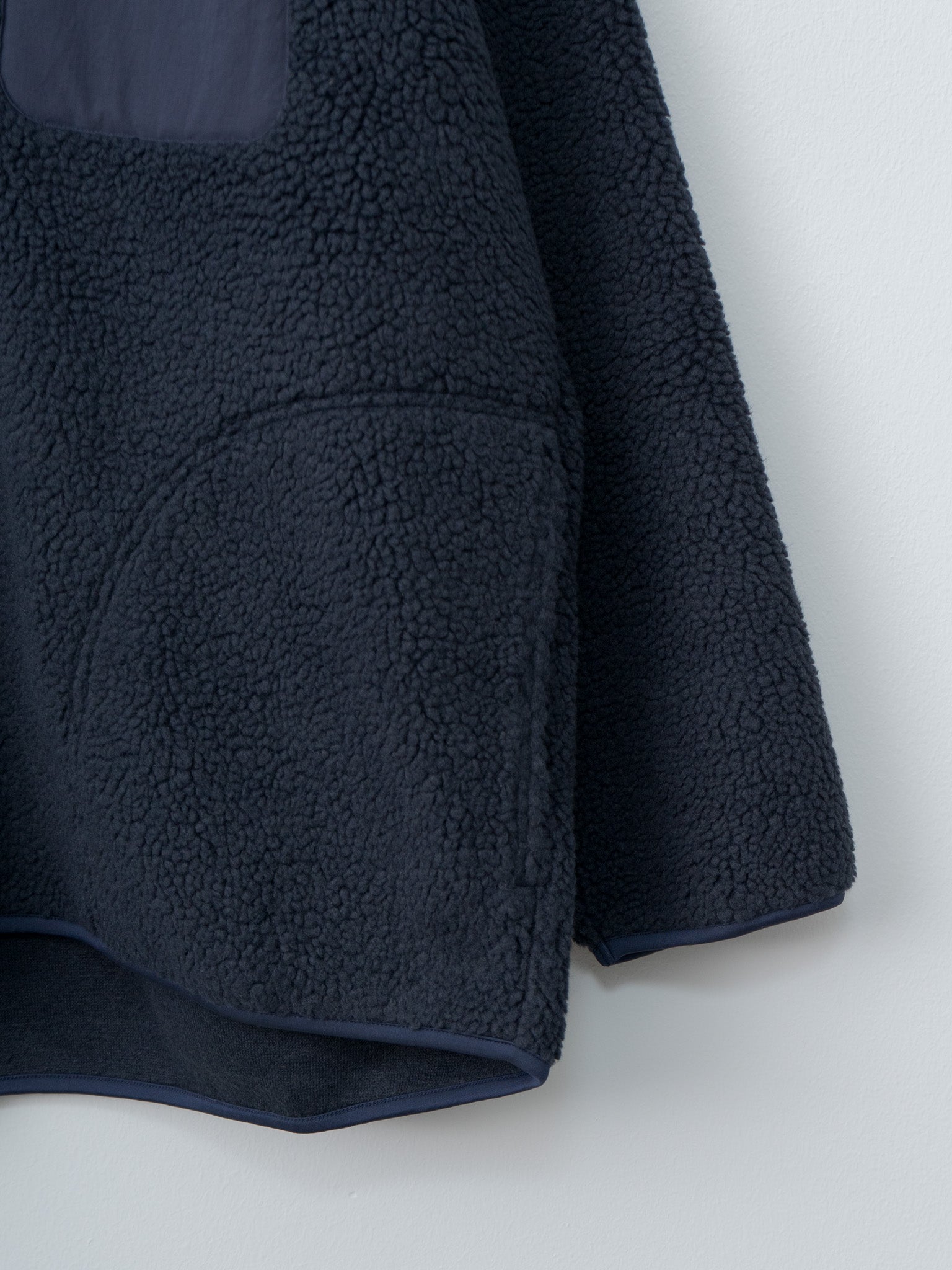Namu Shop - Y Recycled Polyester Boa Blouson - Navy