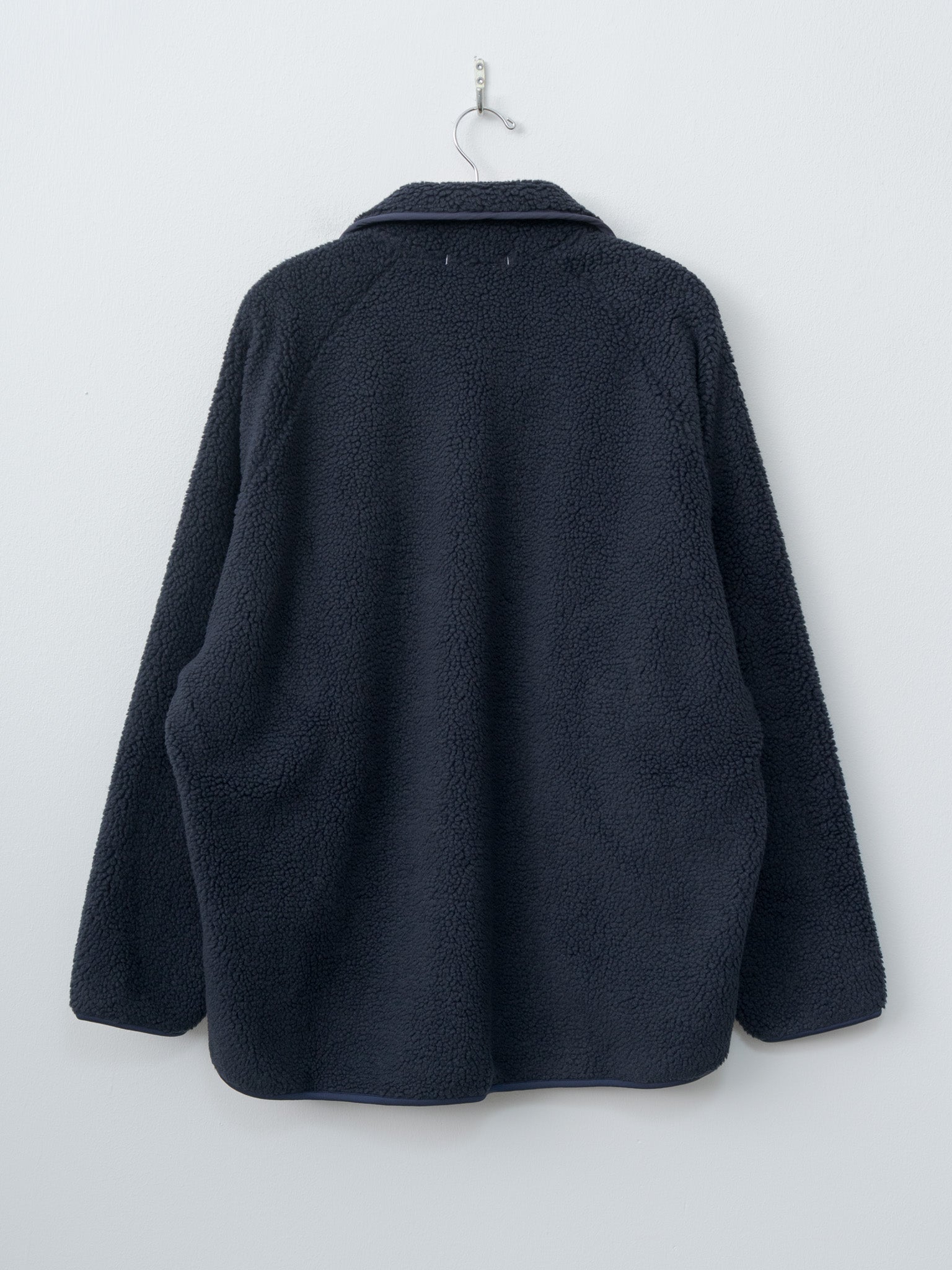 Namu Shop - Y Recycled Polyester Boa Blouson - Navy