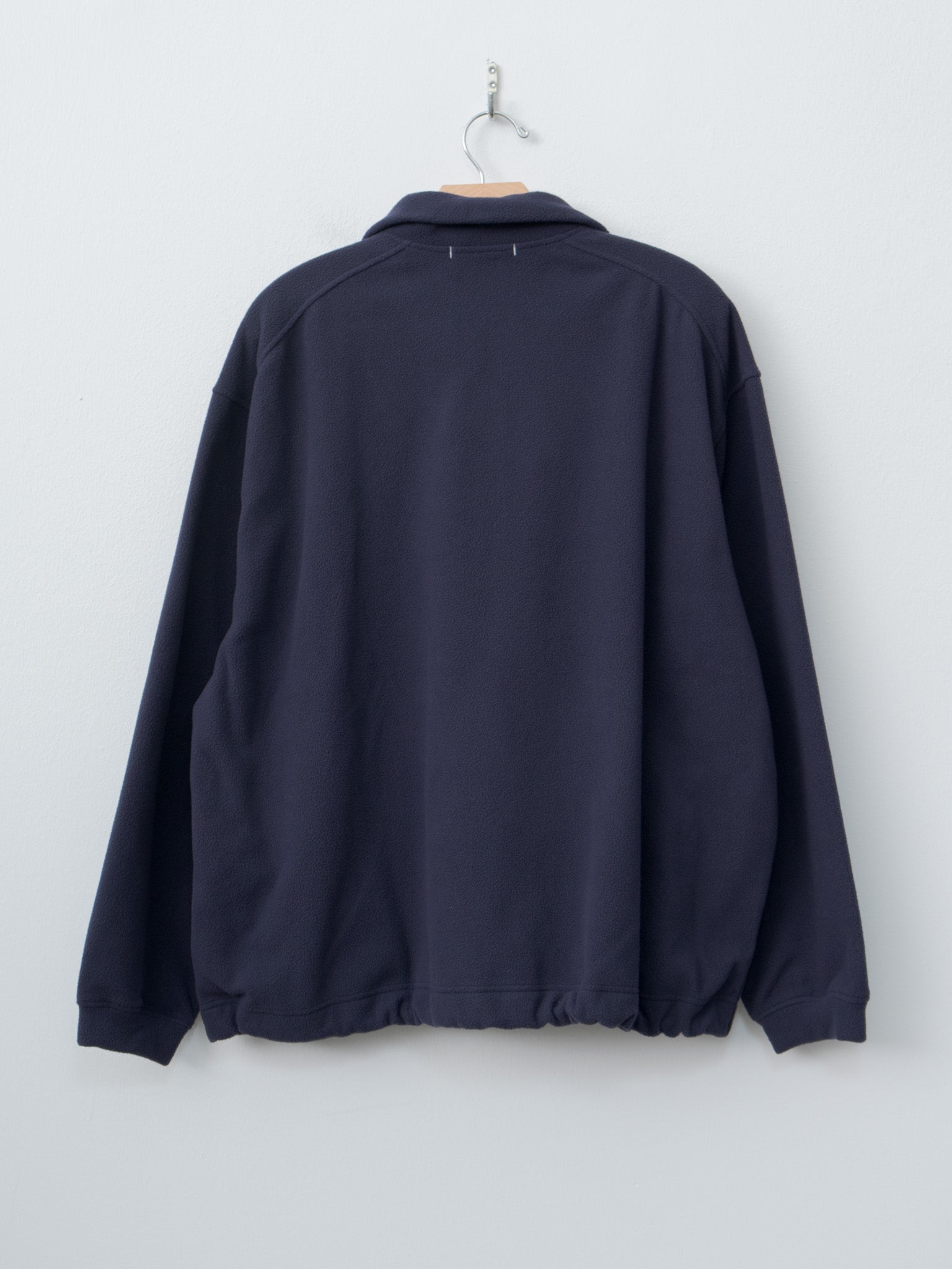 Namu Shop - Y Recycle Polyester Fleece Half Zip P/O - Navy