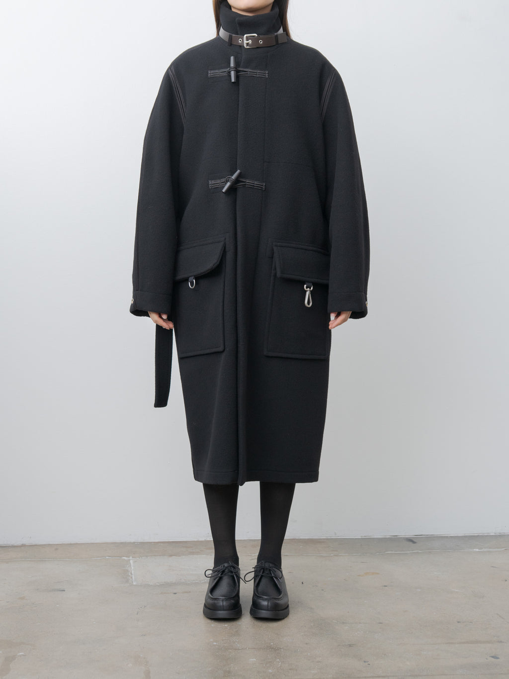 Namu Shop - Lemaire Duffle Coat - Black