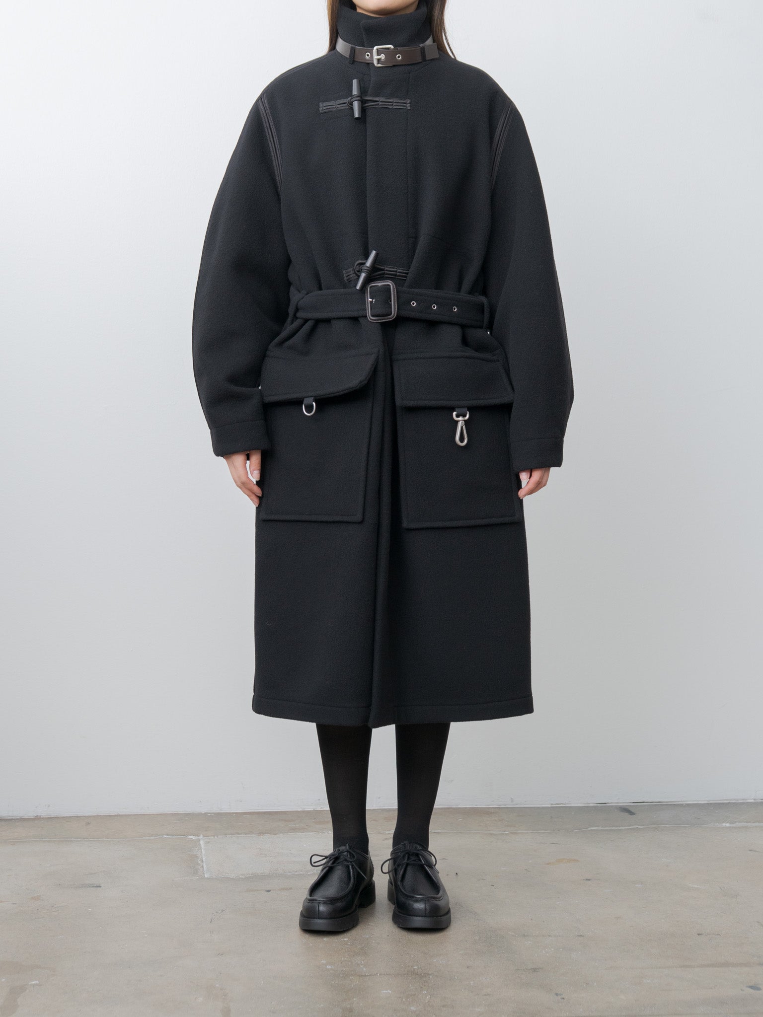Namu Shop - Lemaire Duffle Coat - Black