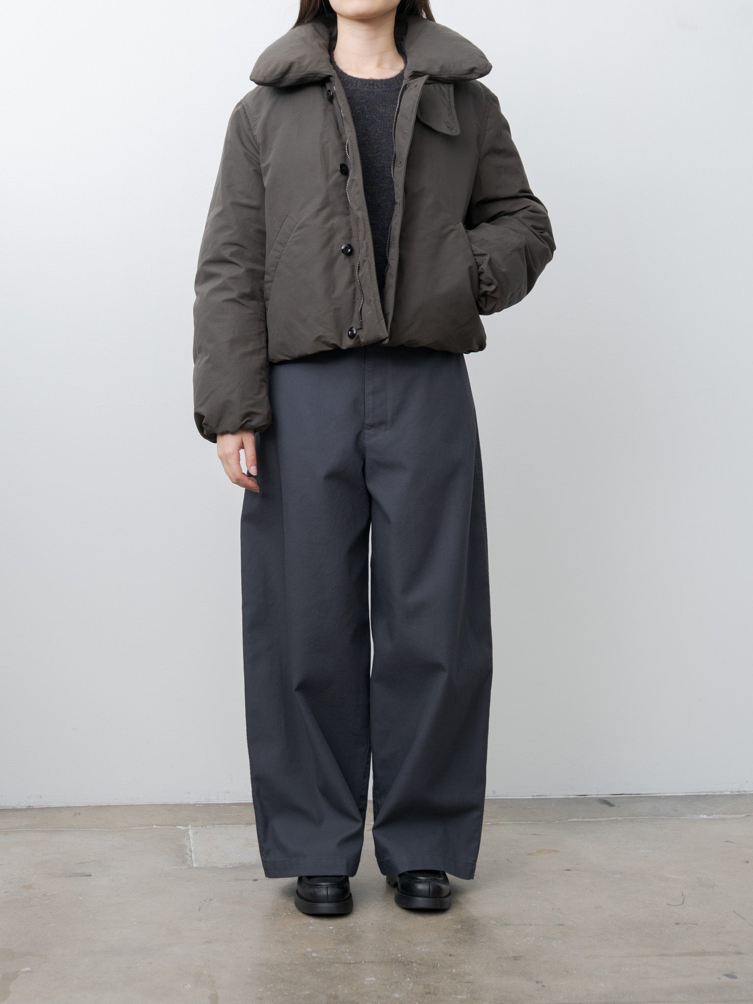 Namu Shop - Lemaire Short Puffer Blouson - Dark Espresso
