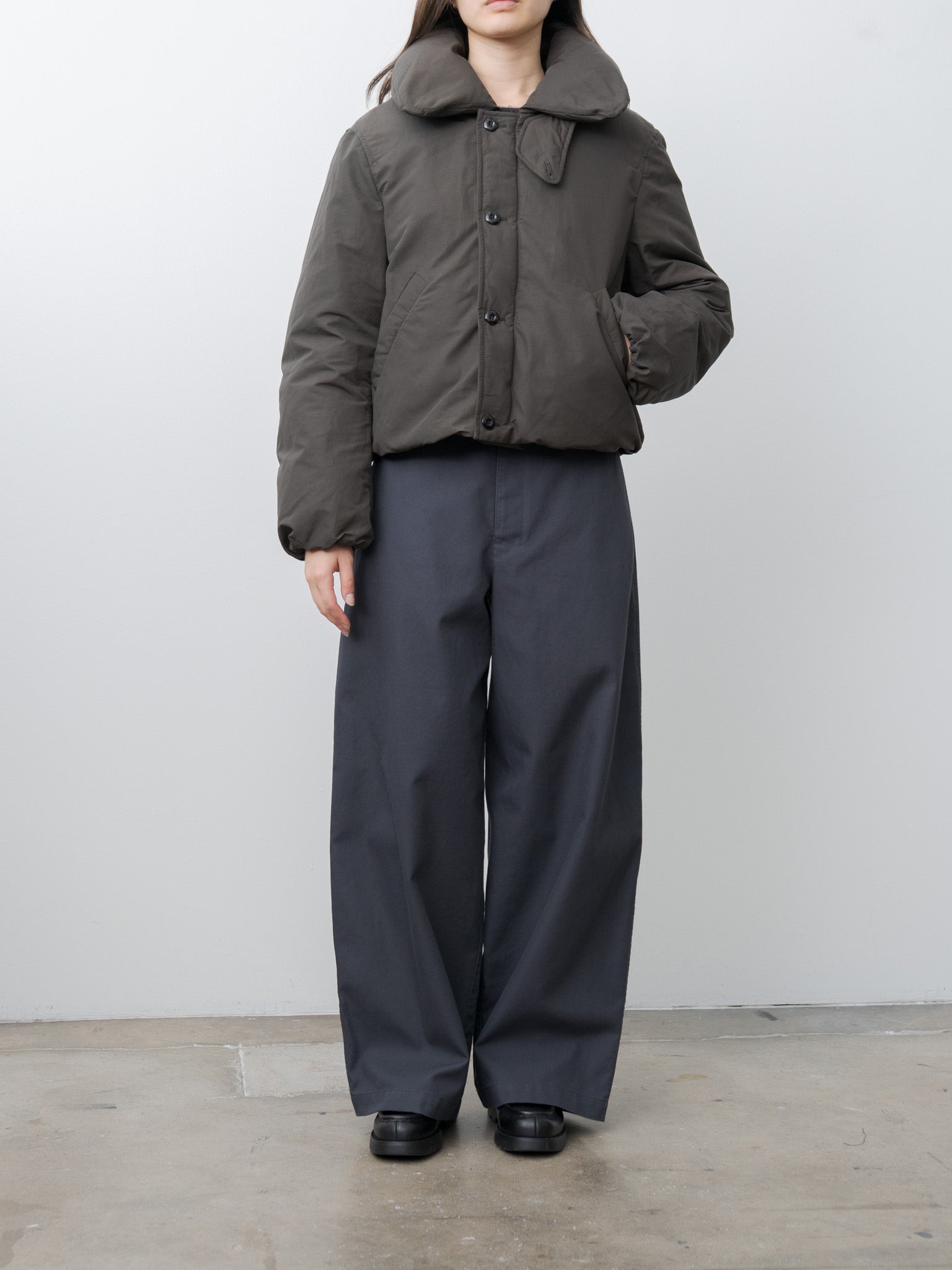 Namu Shop - Lemaire Short Puffer Blouson - Dark Espresso