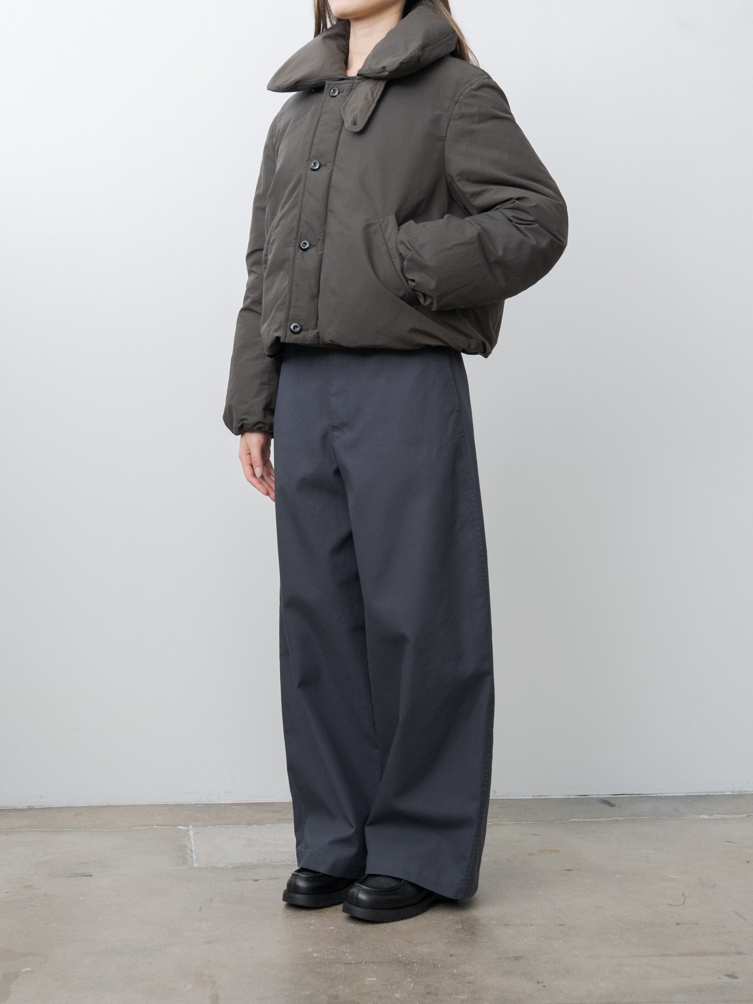 Namu Shop - Lemaire Short Puffer Blouson - Dark Espresso