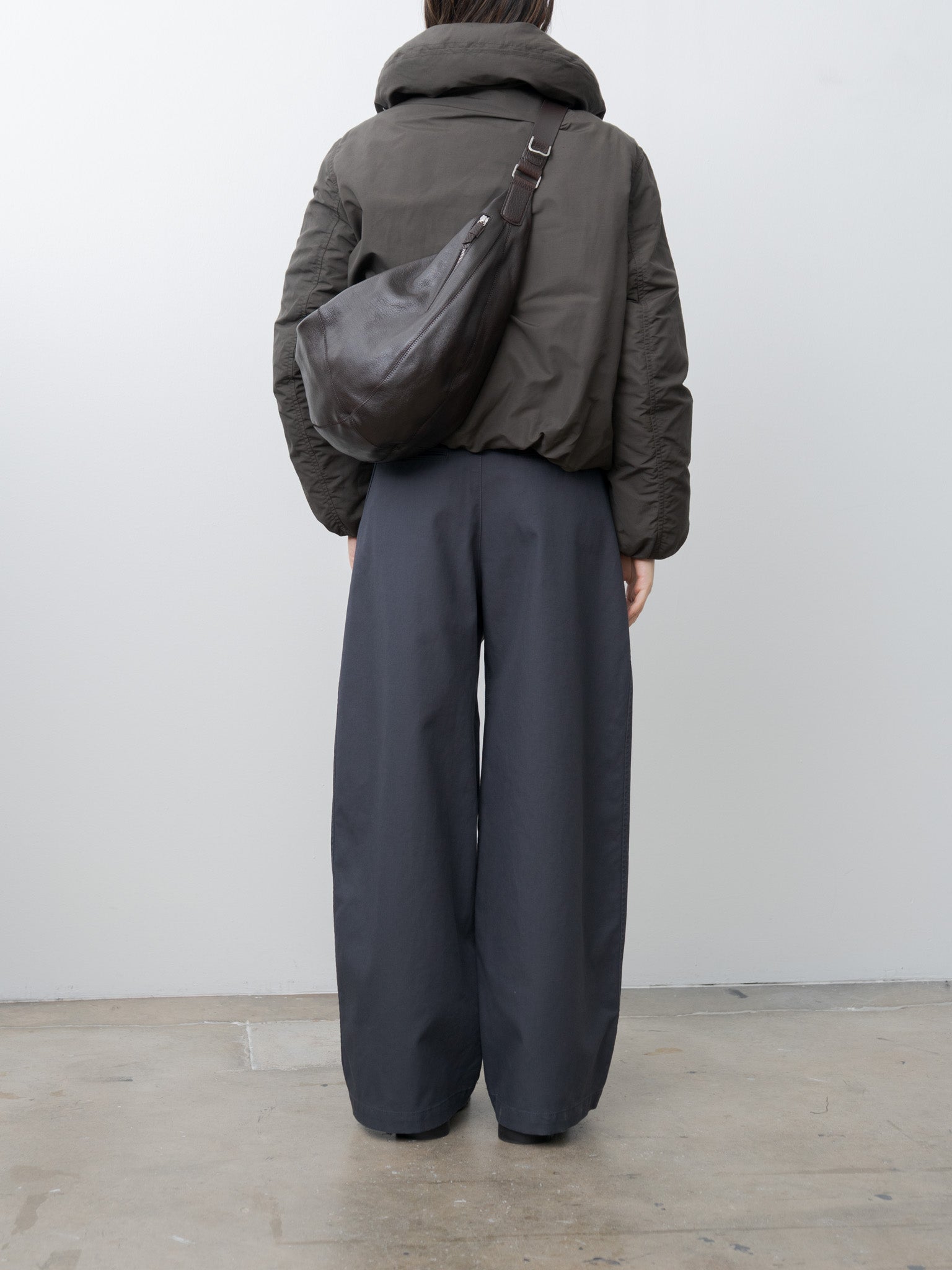 Namu Shop - Lemaire Quiver Clip Bag - Dark Chocolate