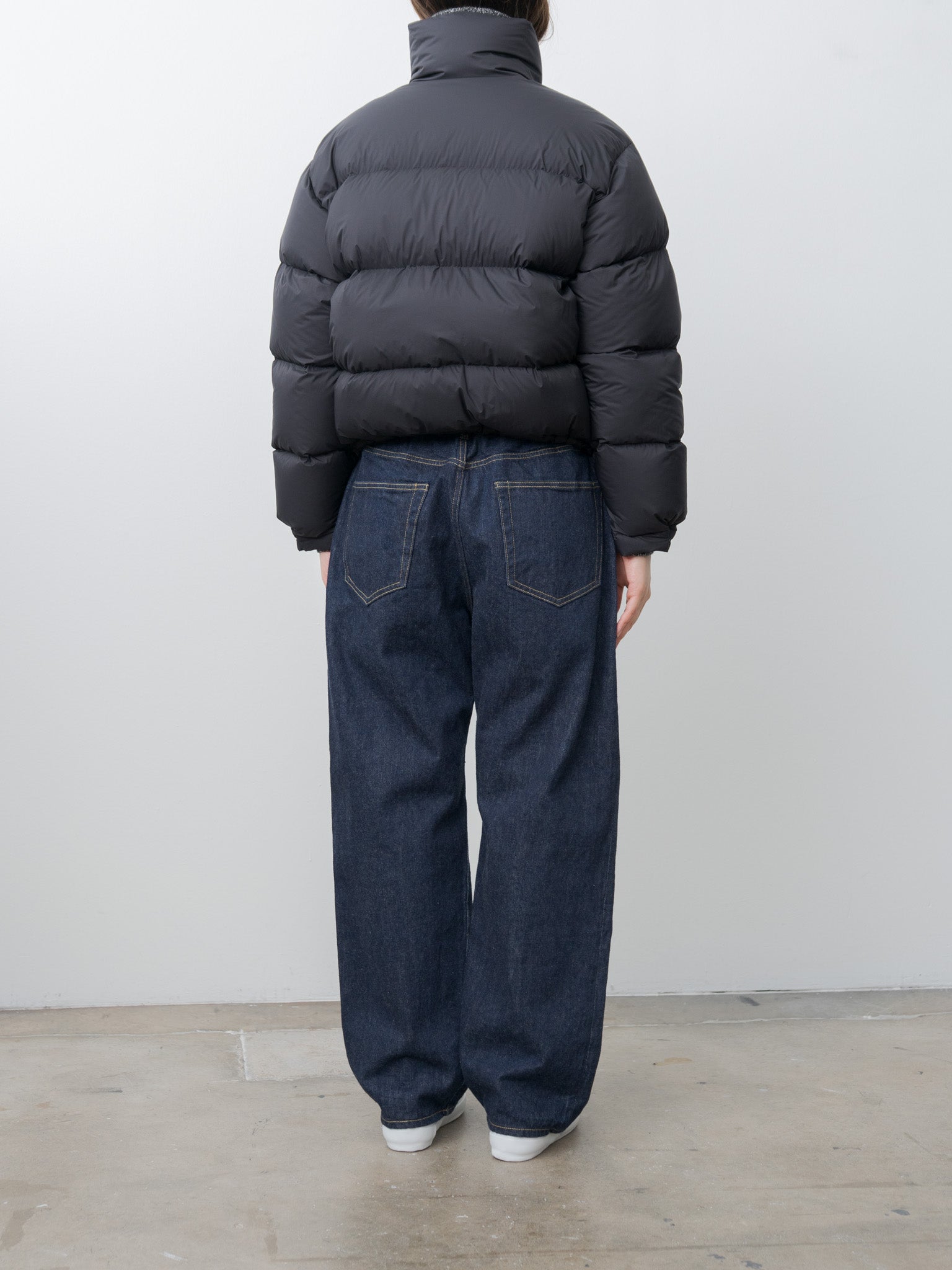 Namu Shop - Auralee Super Light Nylon Ripstop Down Blouson - Black