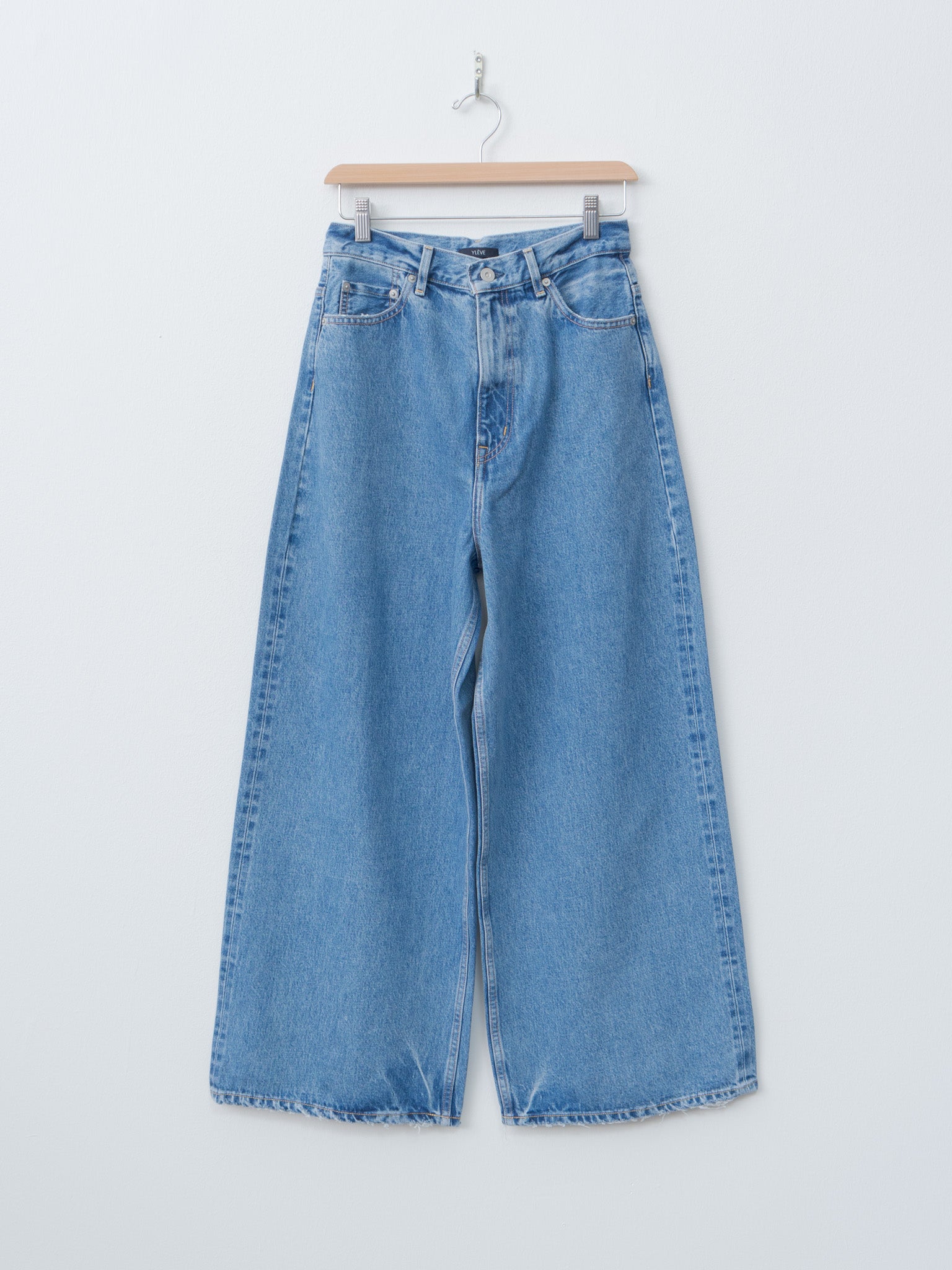 Namu Shop - Yleve 13.5oz High Waist Wide Denim - Indigo