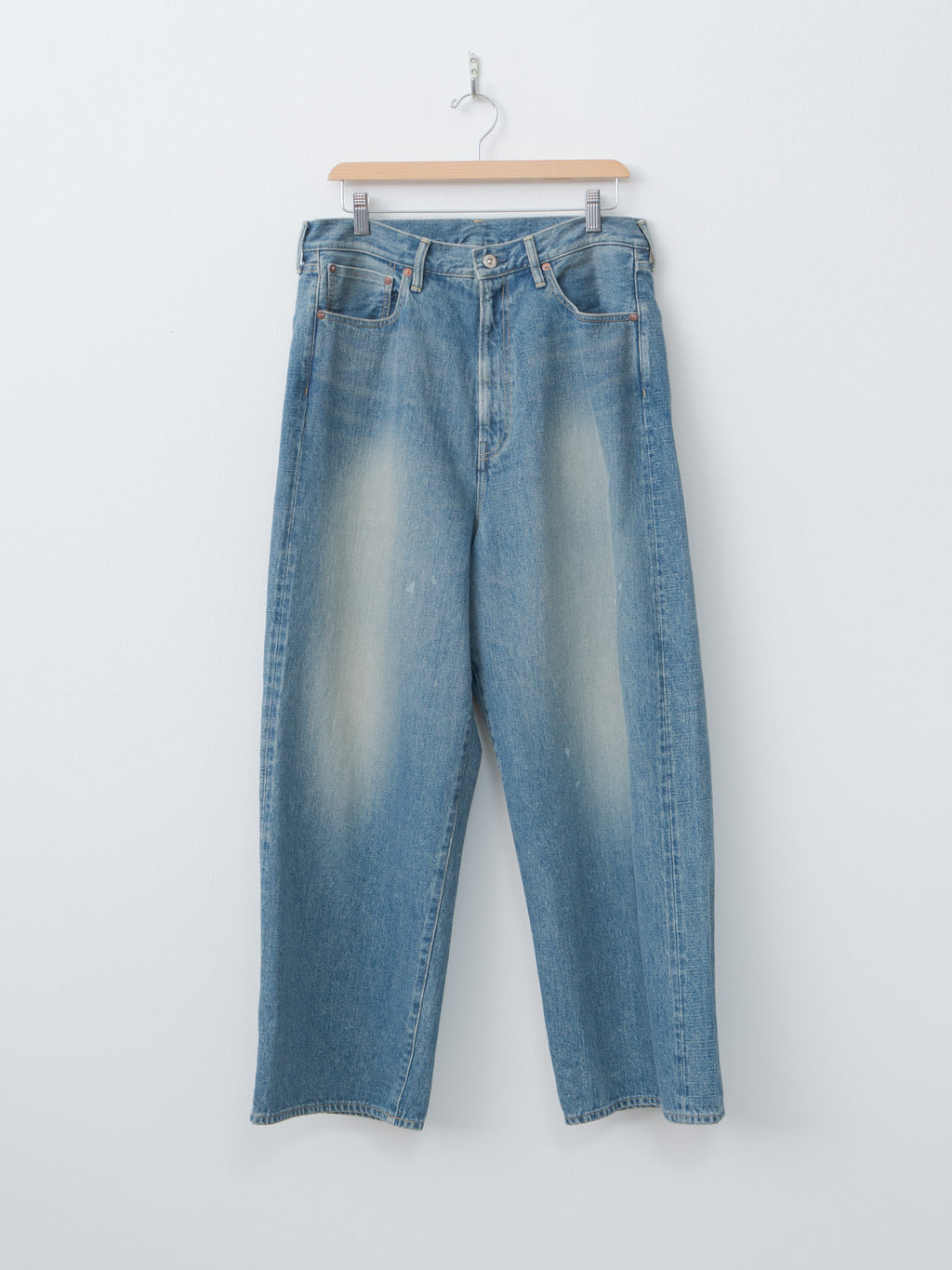 Namu Shop - Yoko Sakamoto 5Pocket Baggy Pants - Fade Indigo