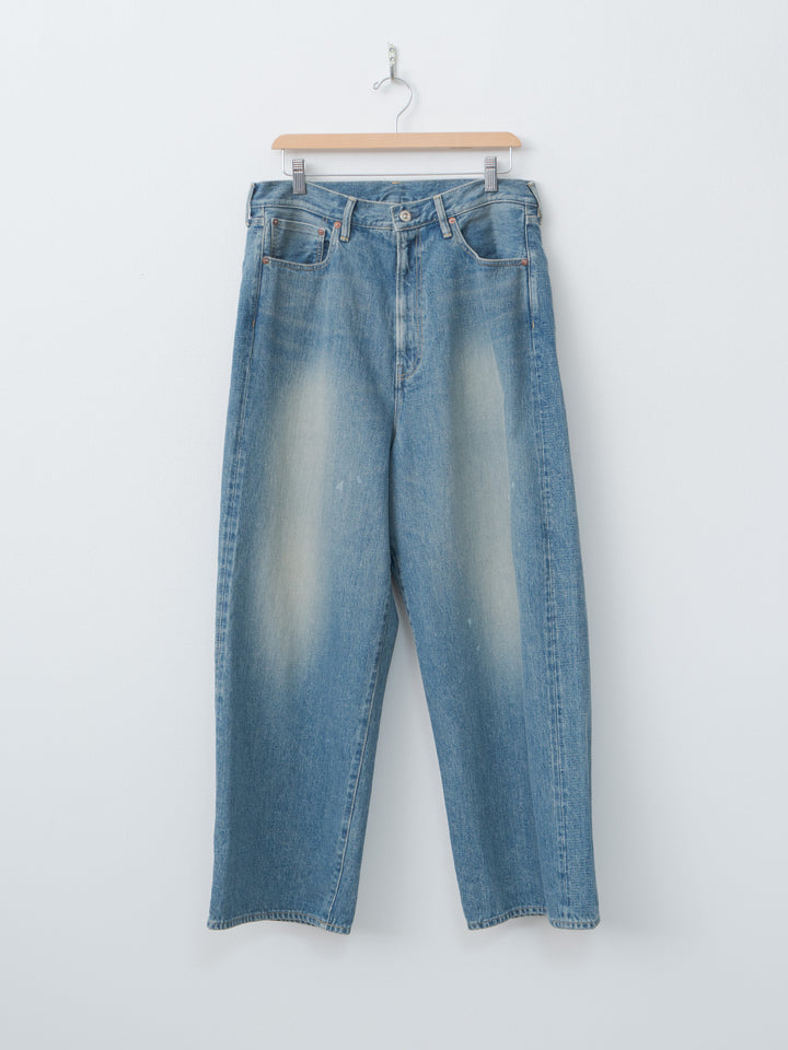 Namu Shop - Yoko Sakamoto 5Pocket Baggy Pants - Fade Indigo