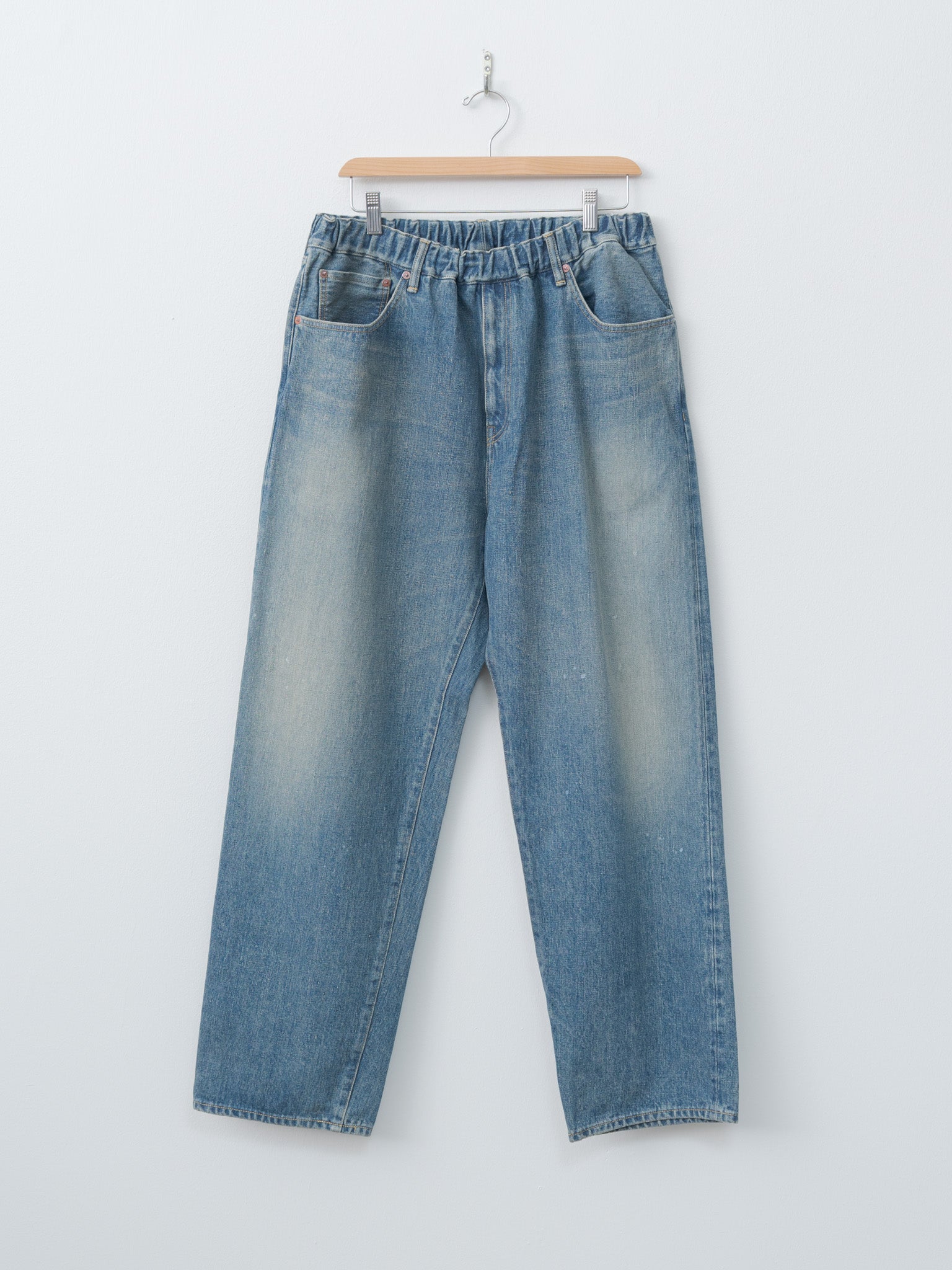 Namu Shop - Yoko Sakamoto 5Pocket Easy Pants - Fade Indigo