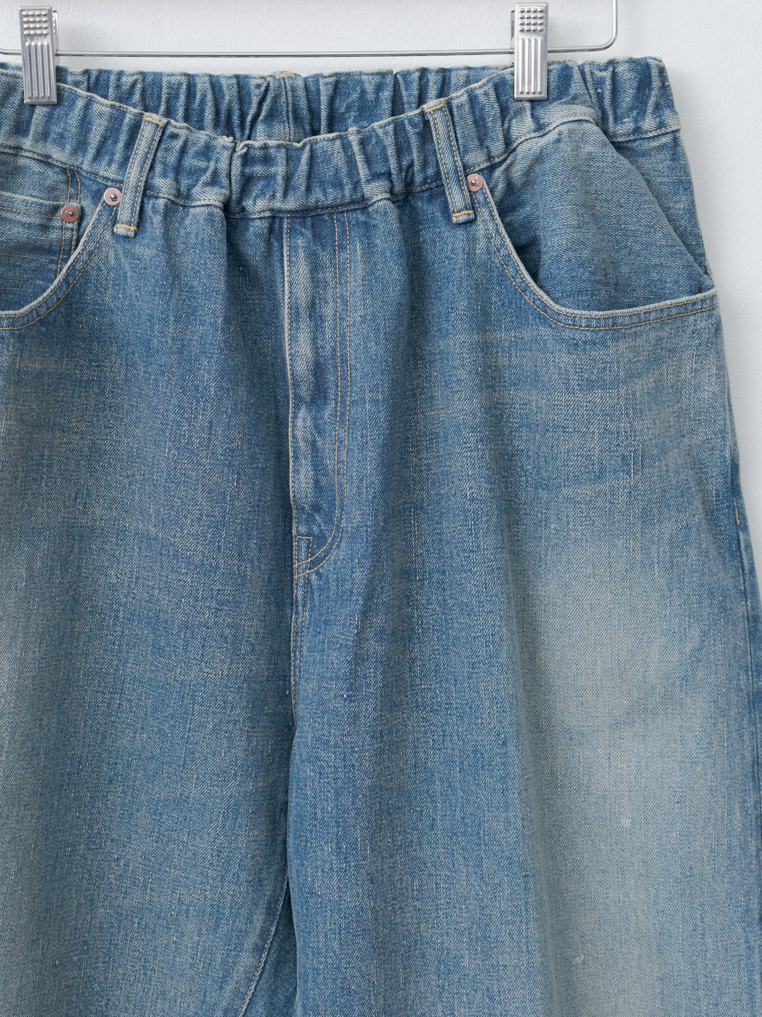 Namu Shop - Yoko Sakamoto 5Pocket Easy Pants - Fade Indigo
