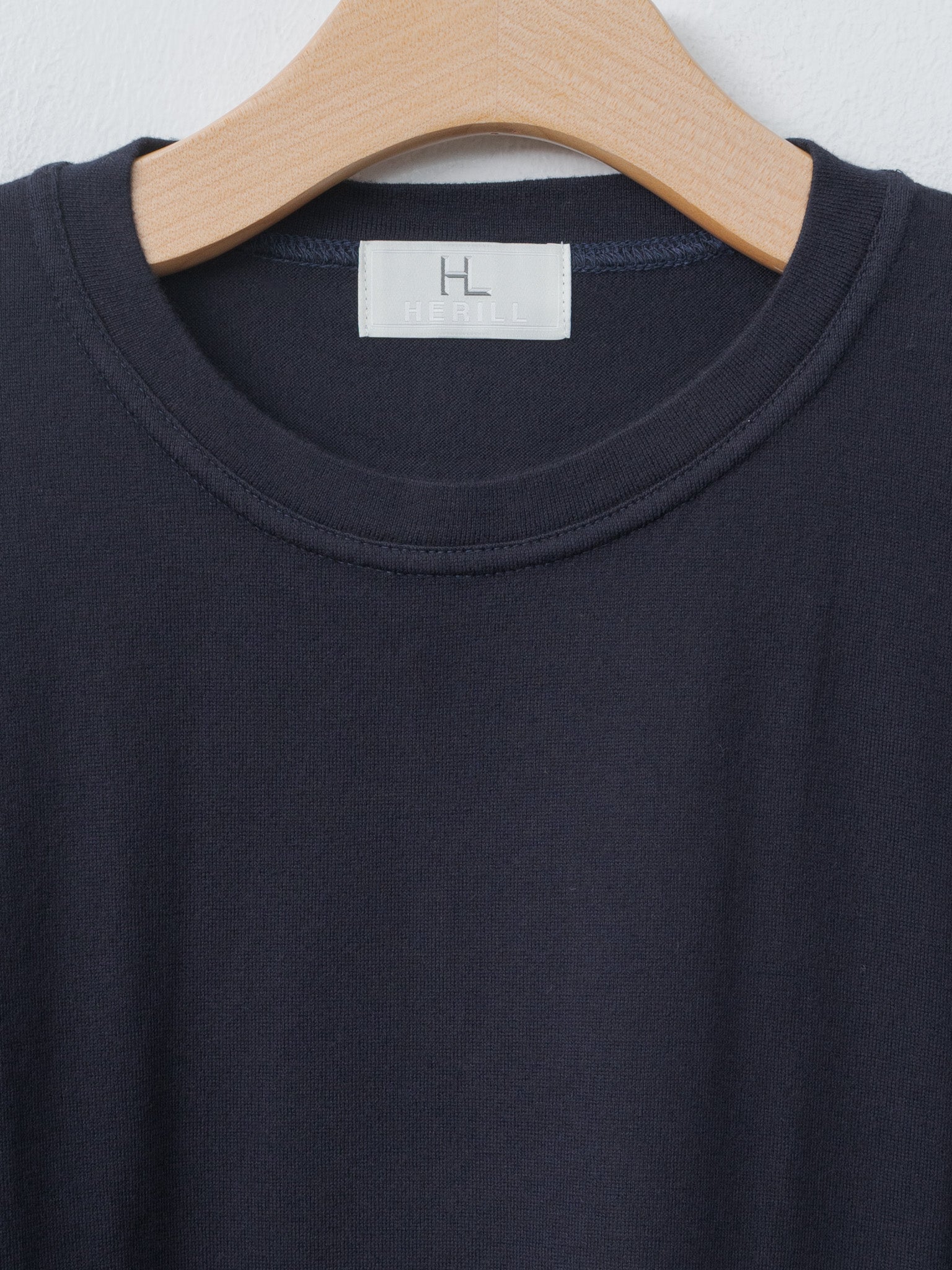 Namu Shop - Herill Cotton Cashmere T-Shirt - Navy