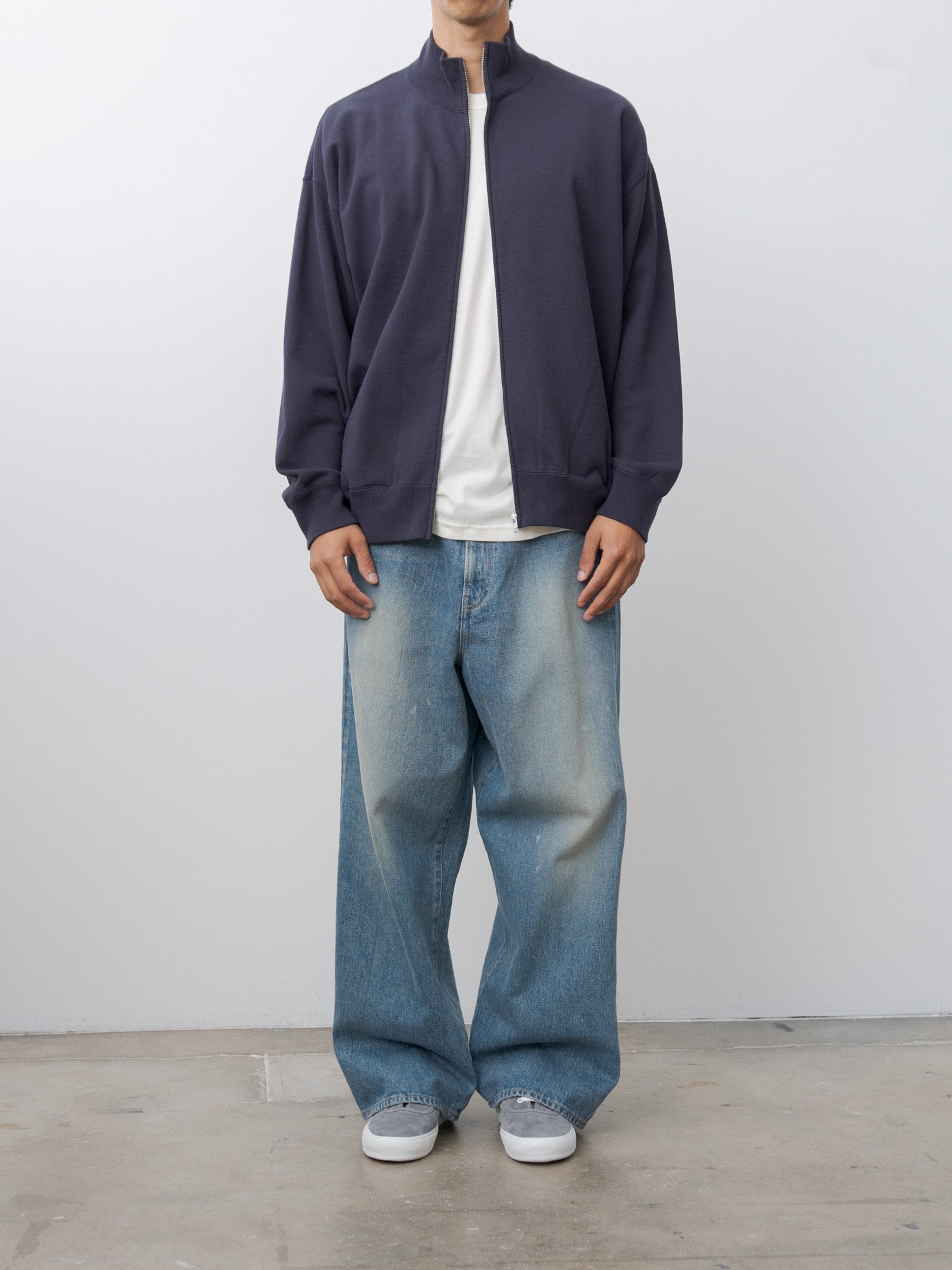 Namu Shop - Yoko Sakamoto 5Pocket Baggy Pants - Fade Indigo