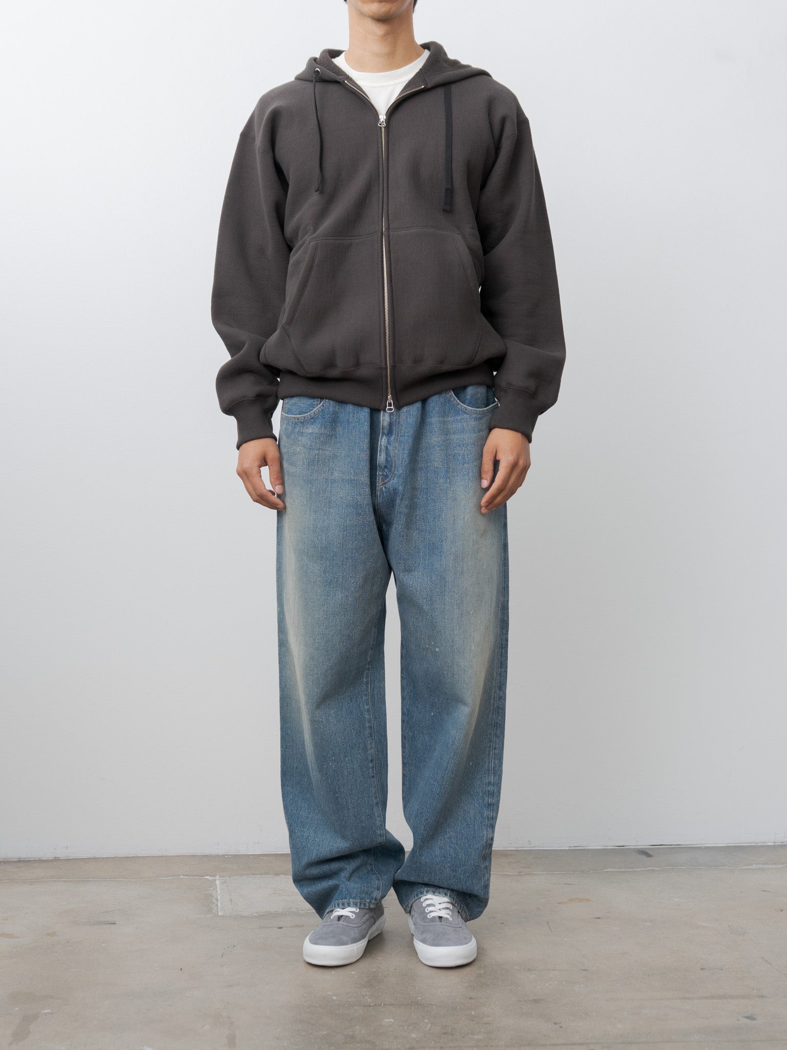 Namu Shop - Yoko Sakamoto Athletic Hoodie - Brown
