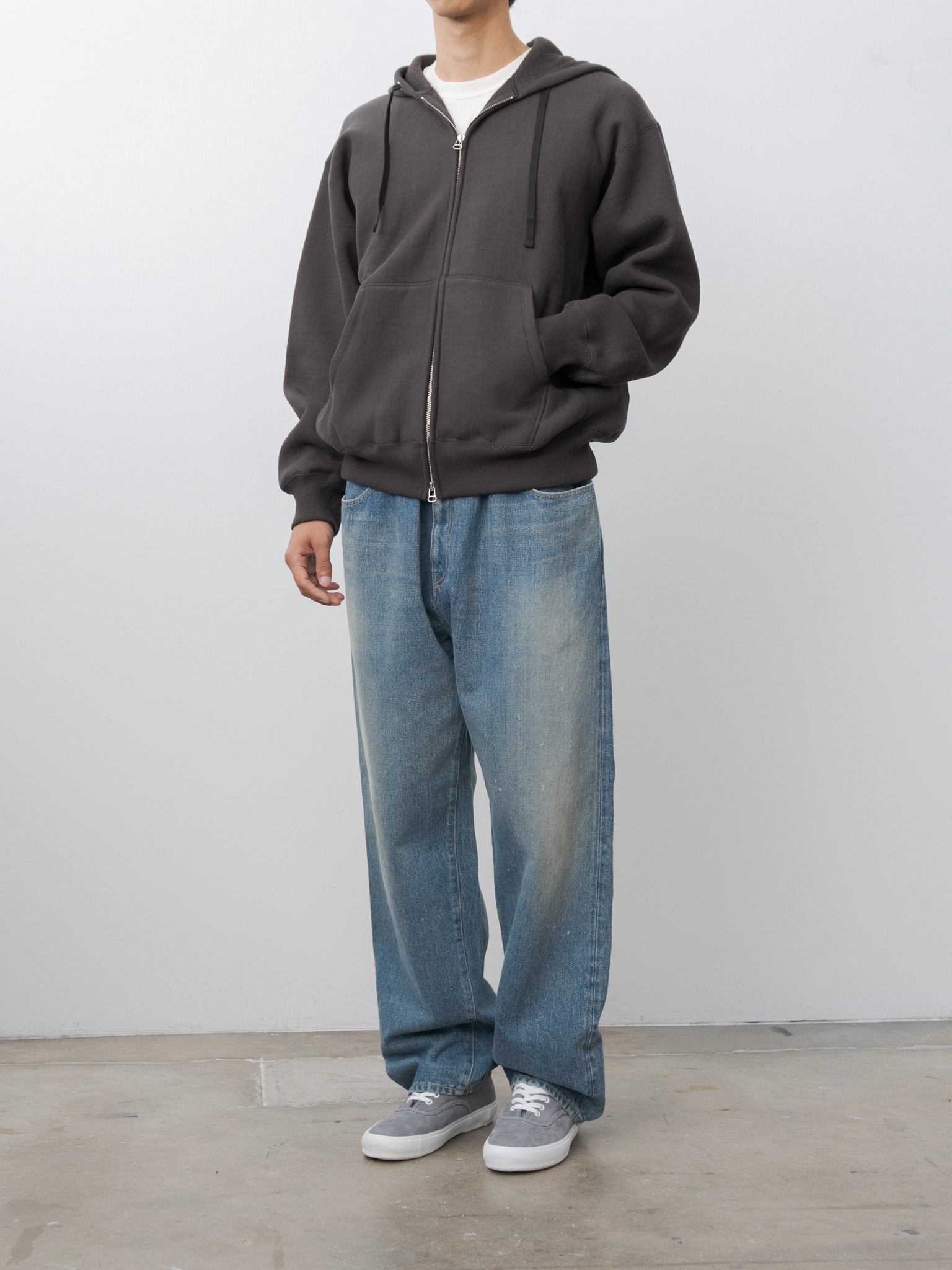 Namu Shop - Yoko Sakamoto 5Pocket Easy Pants - Fade Indigo