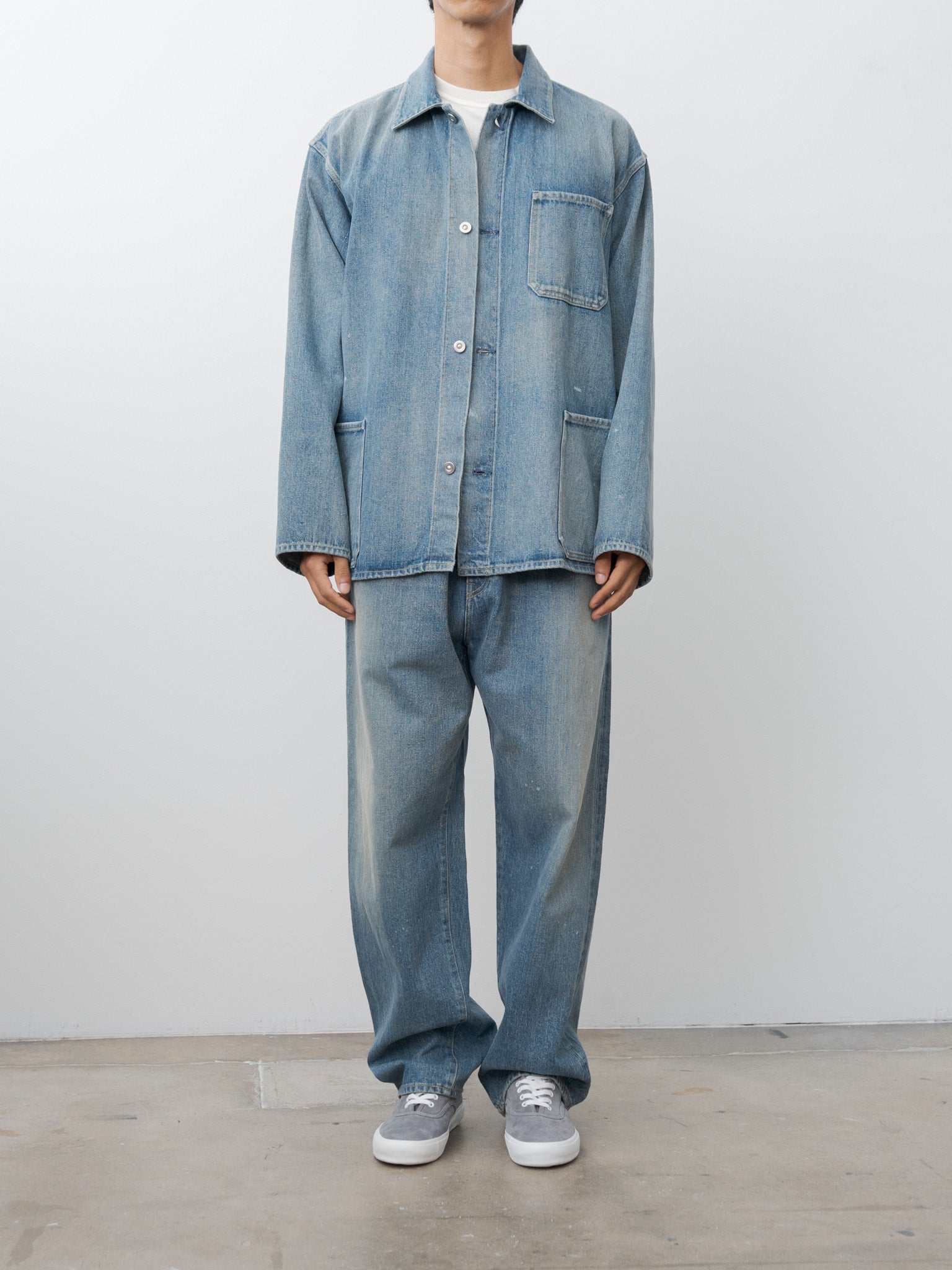 Namu Shop - Yoko Sakamoto Coverall - Fade Indigo