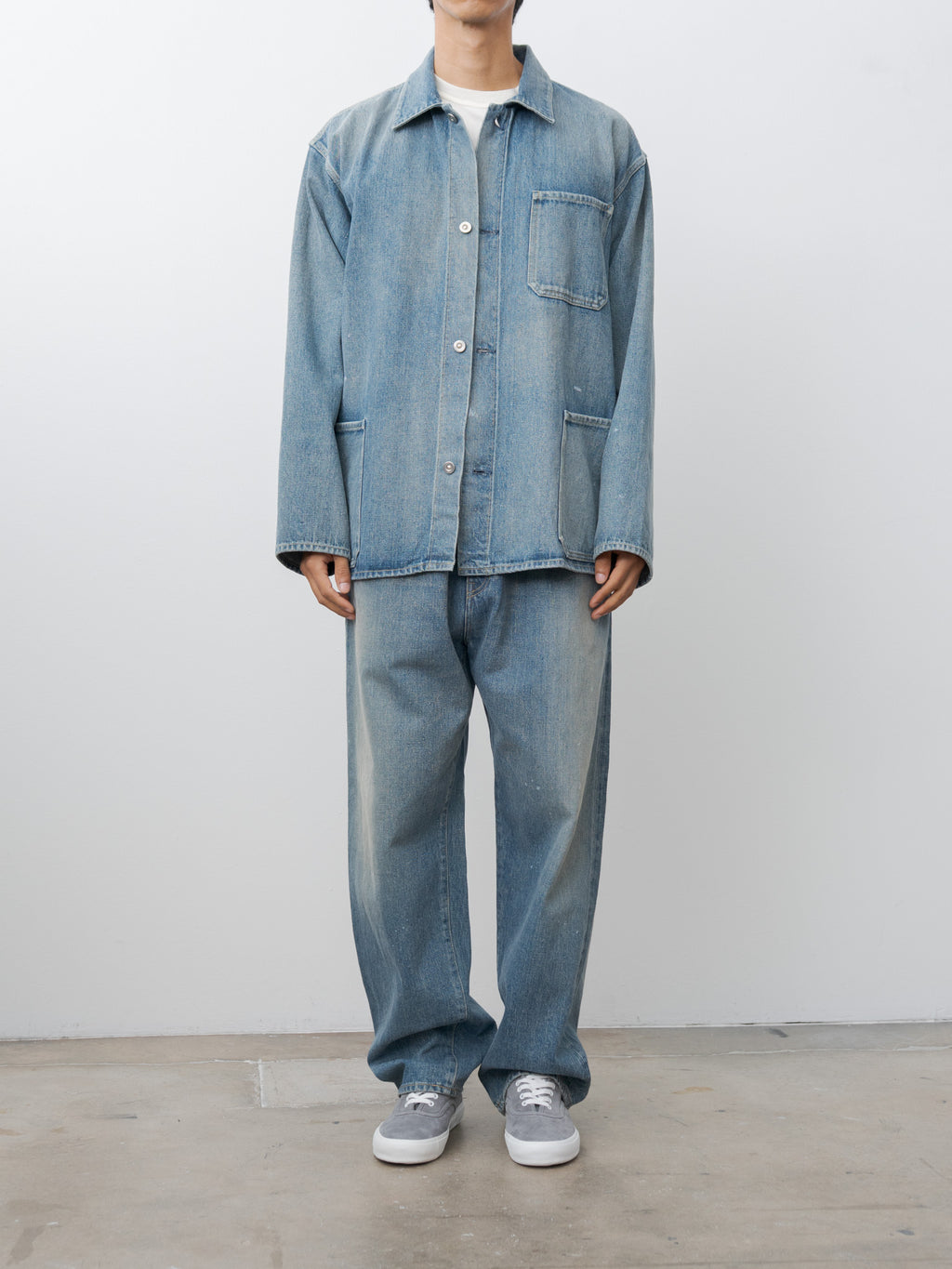 Namu Shop - Yoko Sakamoto Coverall - Fade Indigo