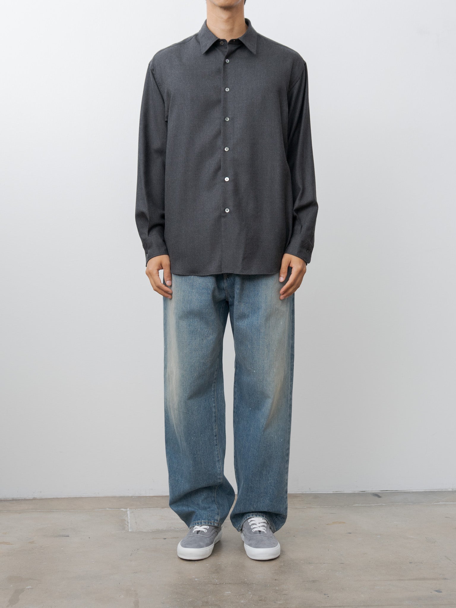 Namu Shop - Yoko Sakamoto 5Pocket Easy Pants - Fade Indigo