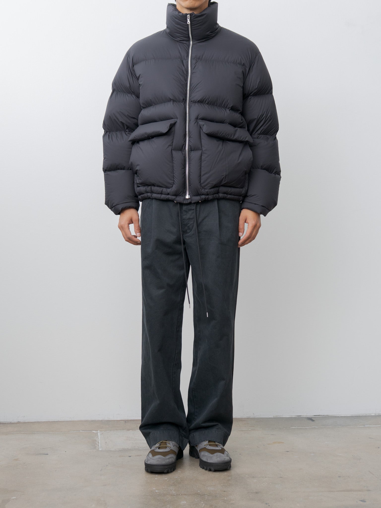 Namu Shop - Auralee Super Light Nylon Ripstop Down Blouson - Black